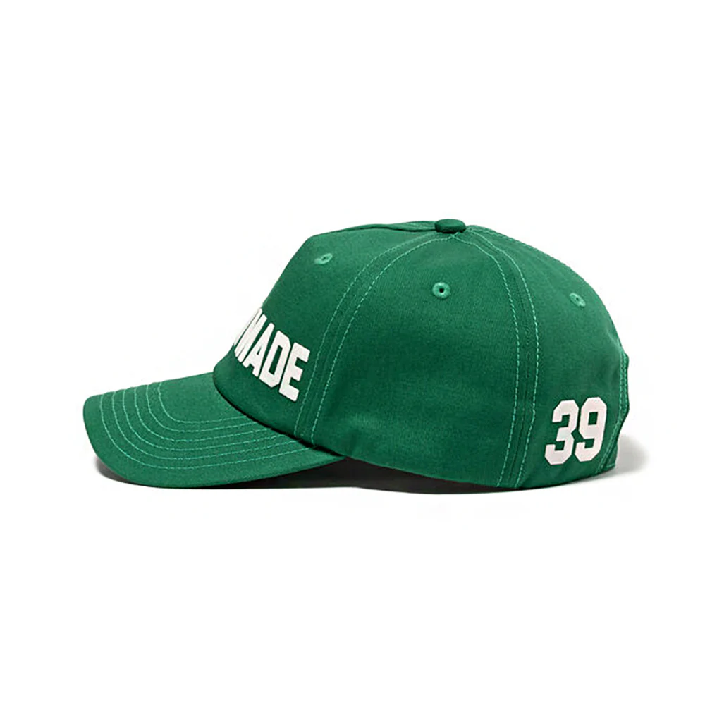 5 Panel Twill Cap | Green - Image 4