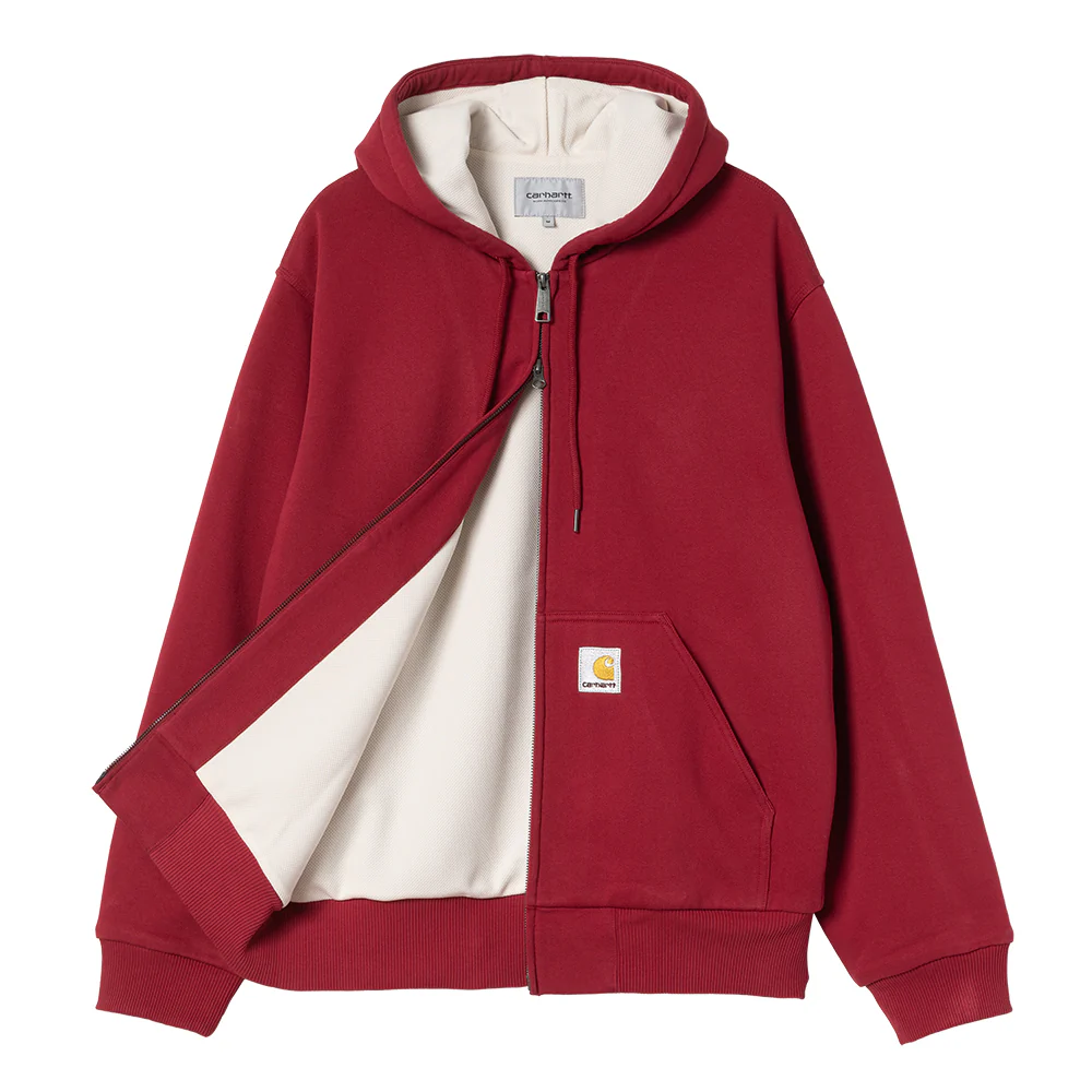 Active Sweat Jacket | Scarlet (stone washed) - Image 3
