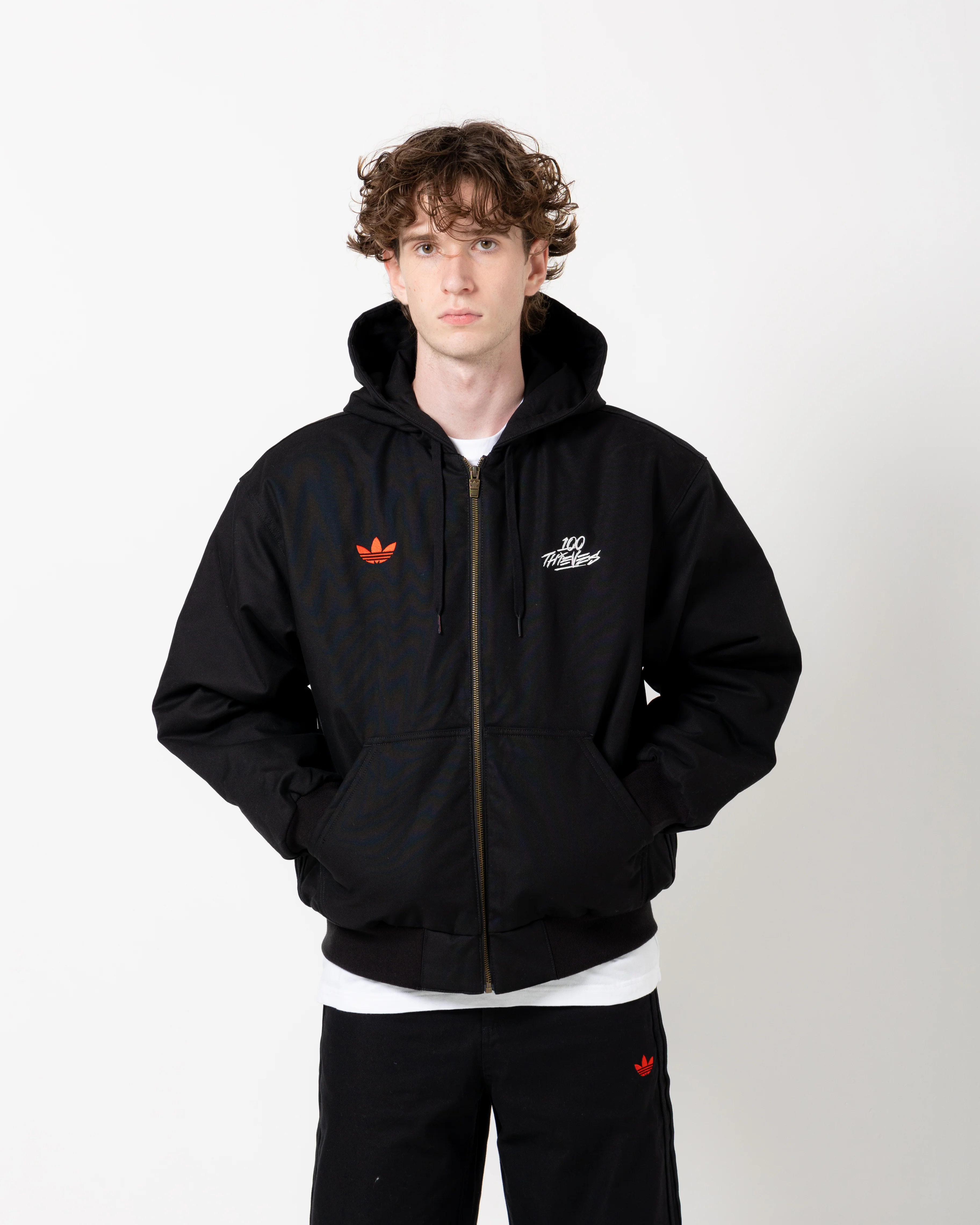 Adidas x 100 Thieves Jacket | Black - Image 4
