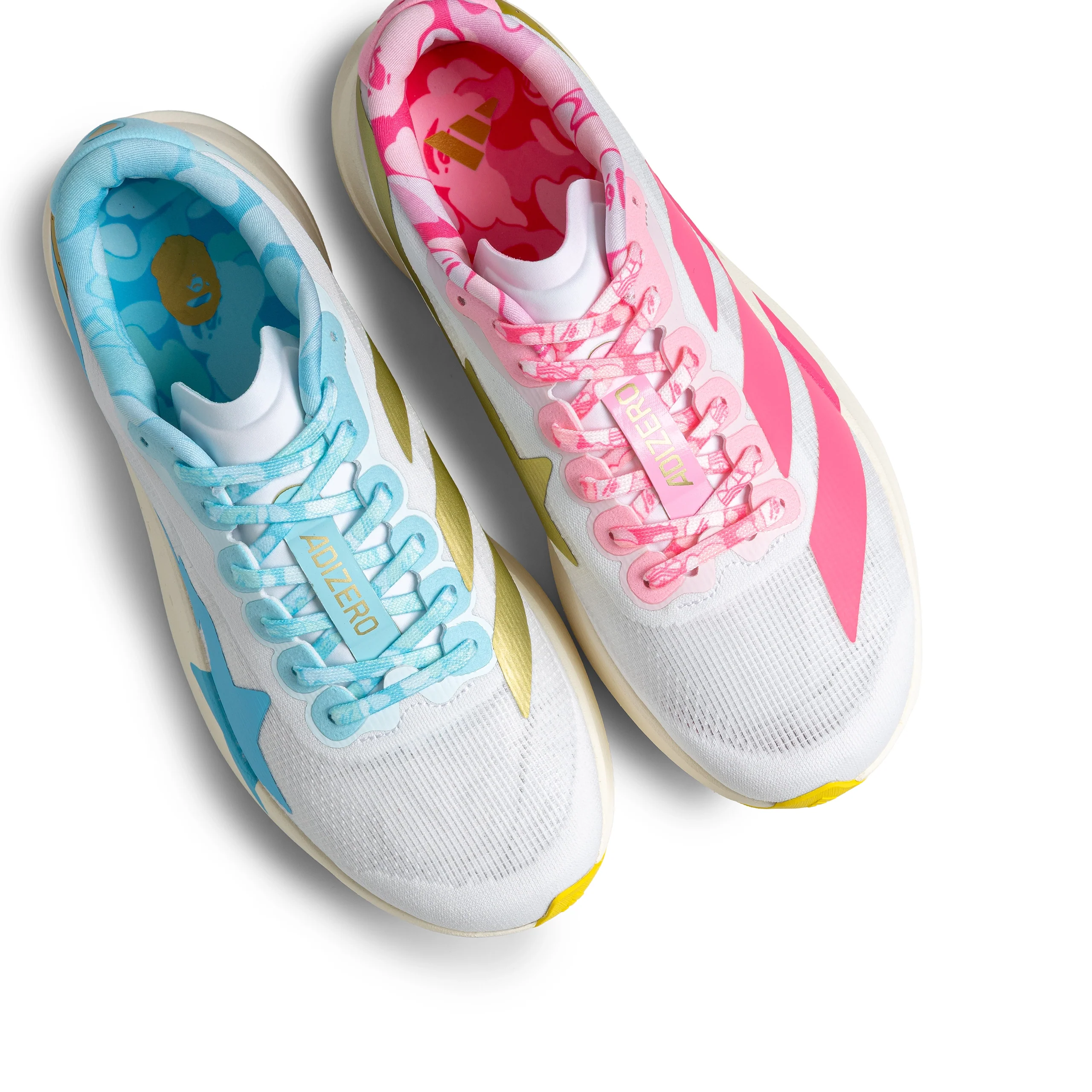 Adidas x BAPE® Adizero Evo SL | White Gold Metallic - Image 5