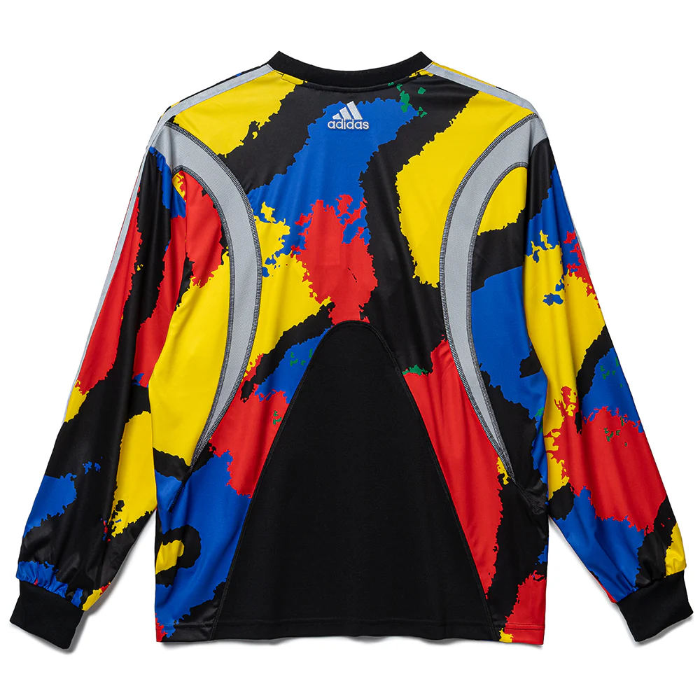 Adidas x Brain Dead L/S Jersey | Black Eqt Yellow - Image 3