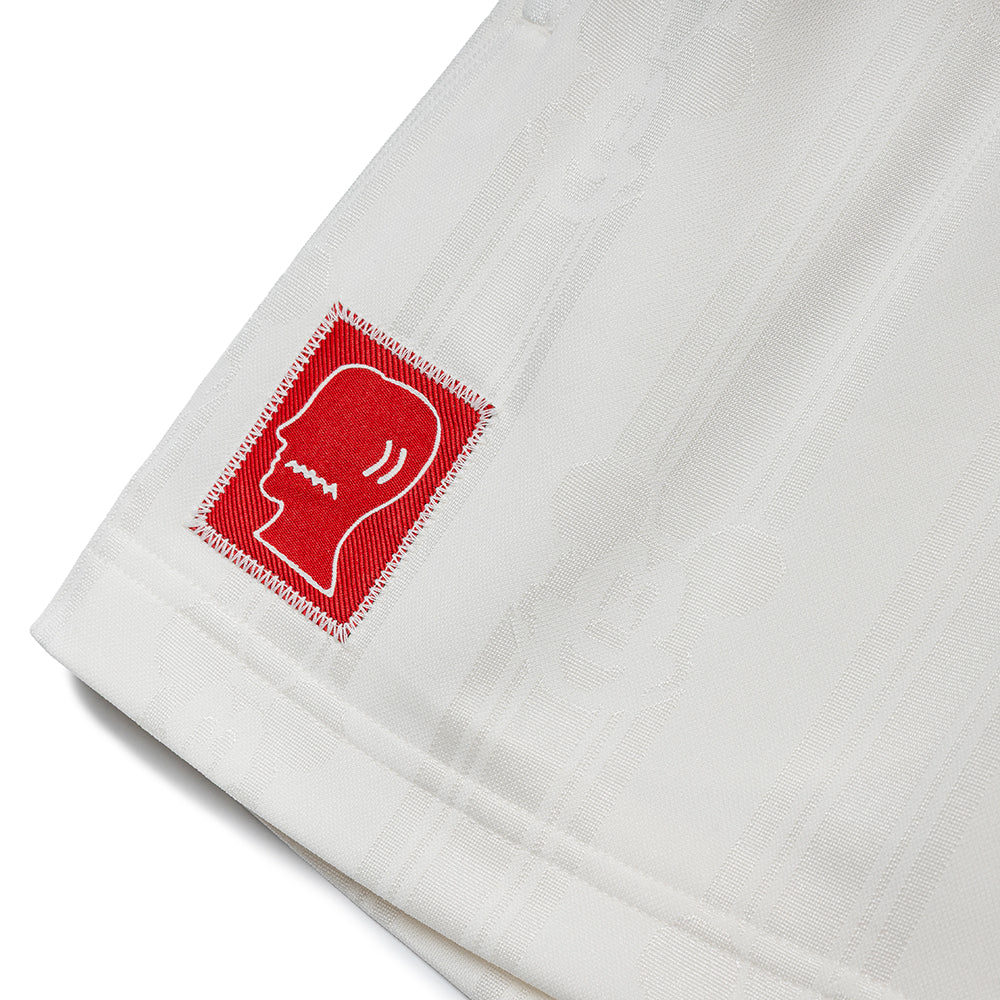 Adidas x Brain Dead x Disney Football Shorts | Chalk White - Image 4