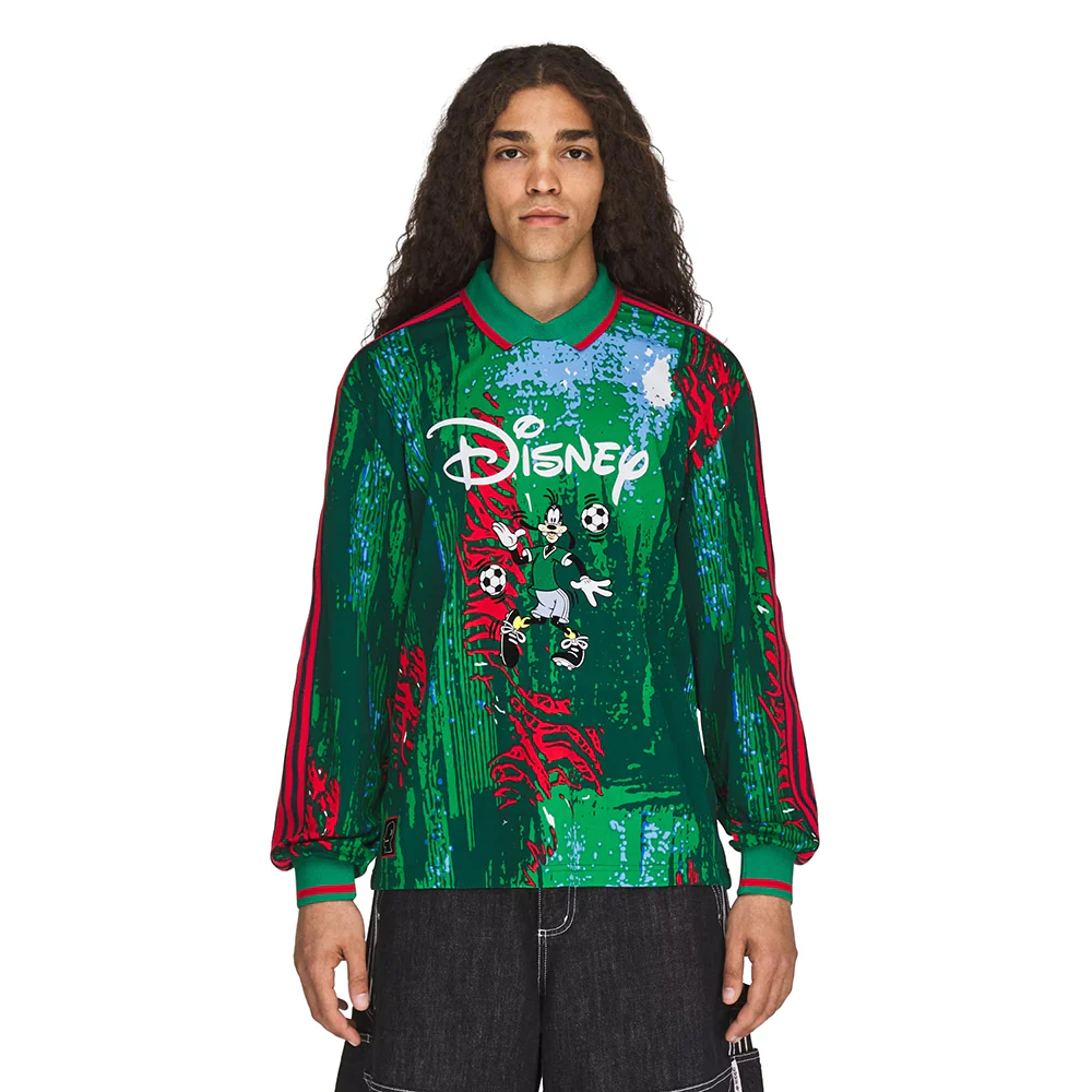 Adidas x Brain Dead x Disney L/S Jersey | Bold Green - Image 3