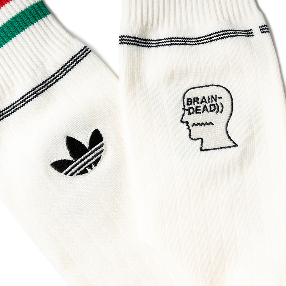 Adidas x Brain Dead x Disney Socks | Chalk White - Image 3