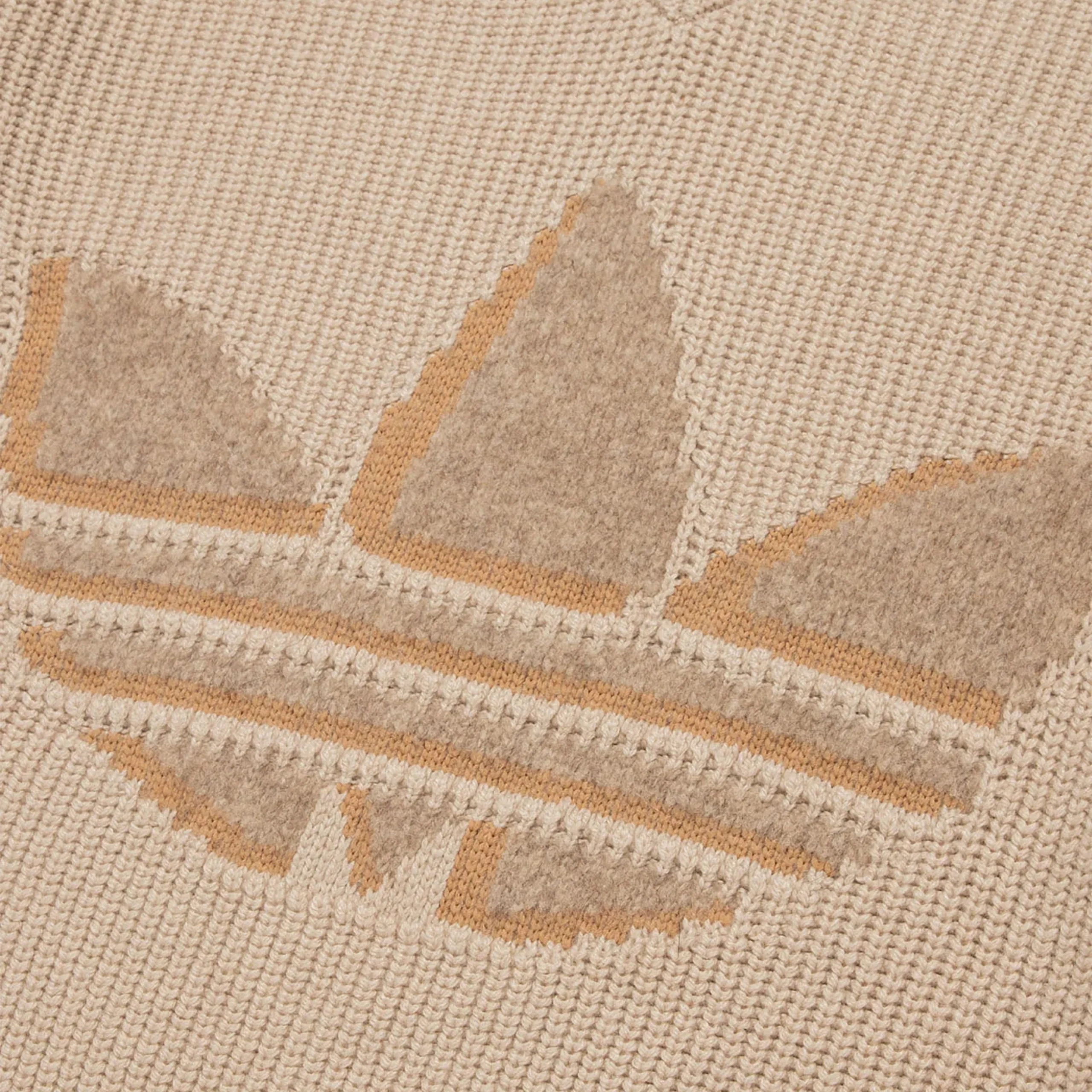 Adidas x CLOT by Edison Chen Knit Sweater | Warm Sandstone - Image 3