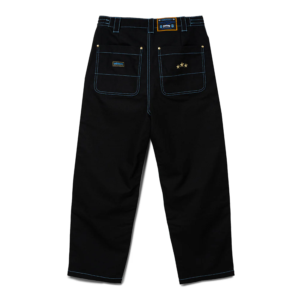 Adidas x Thrasher x Argentina Chino | Black - Image 2