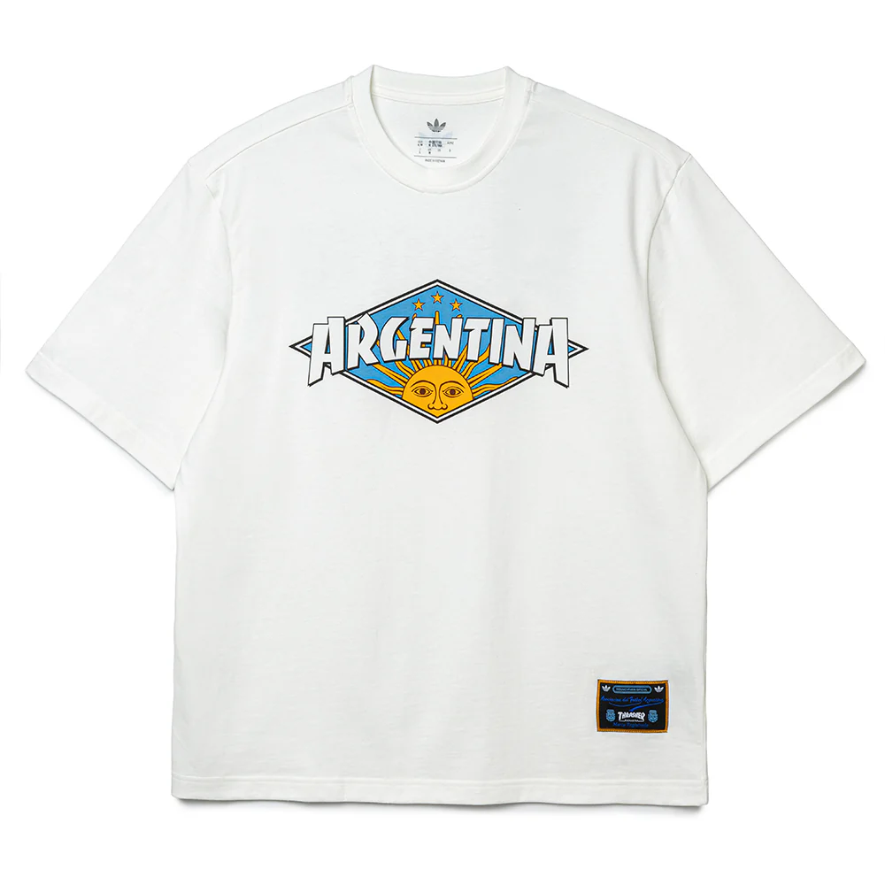 Adidas x Thrasher x Argentina Tee | Core White