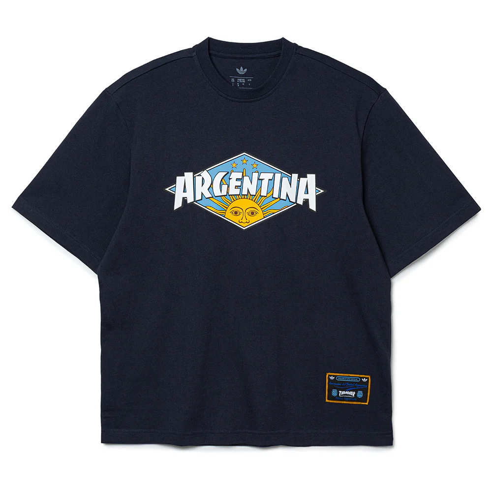 Adidas x Thrasher x Argentina Tee | Night Navy