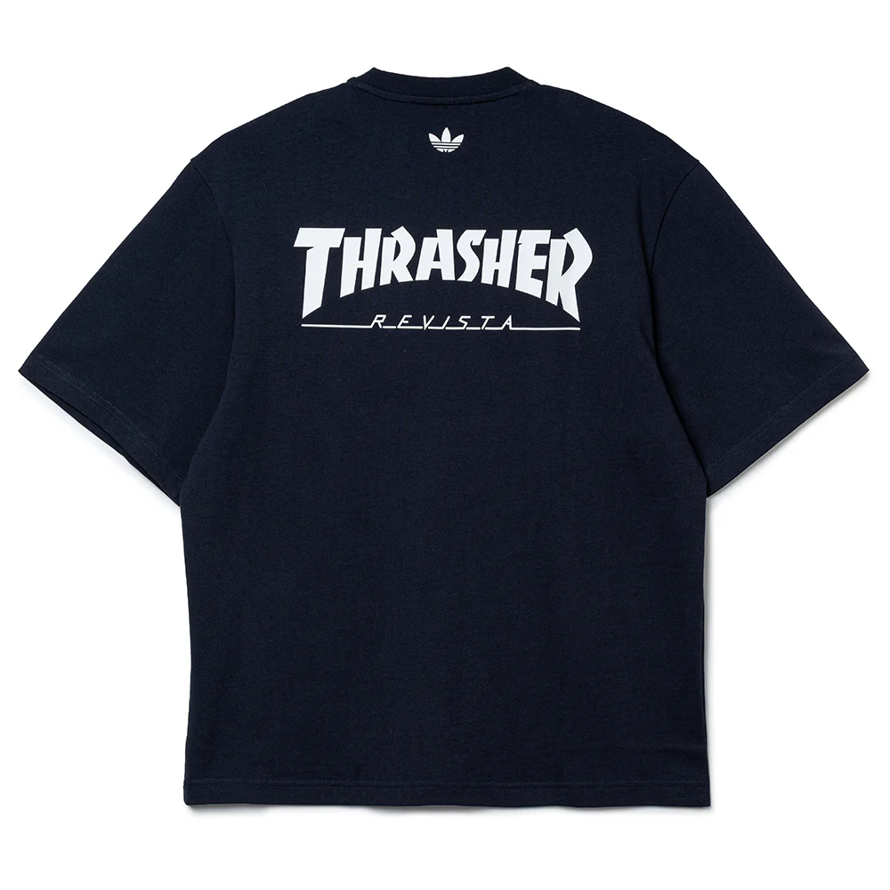 Adidas x Thrasher x Argentina Tee | Night Navy - Image 2