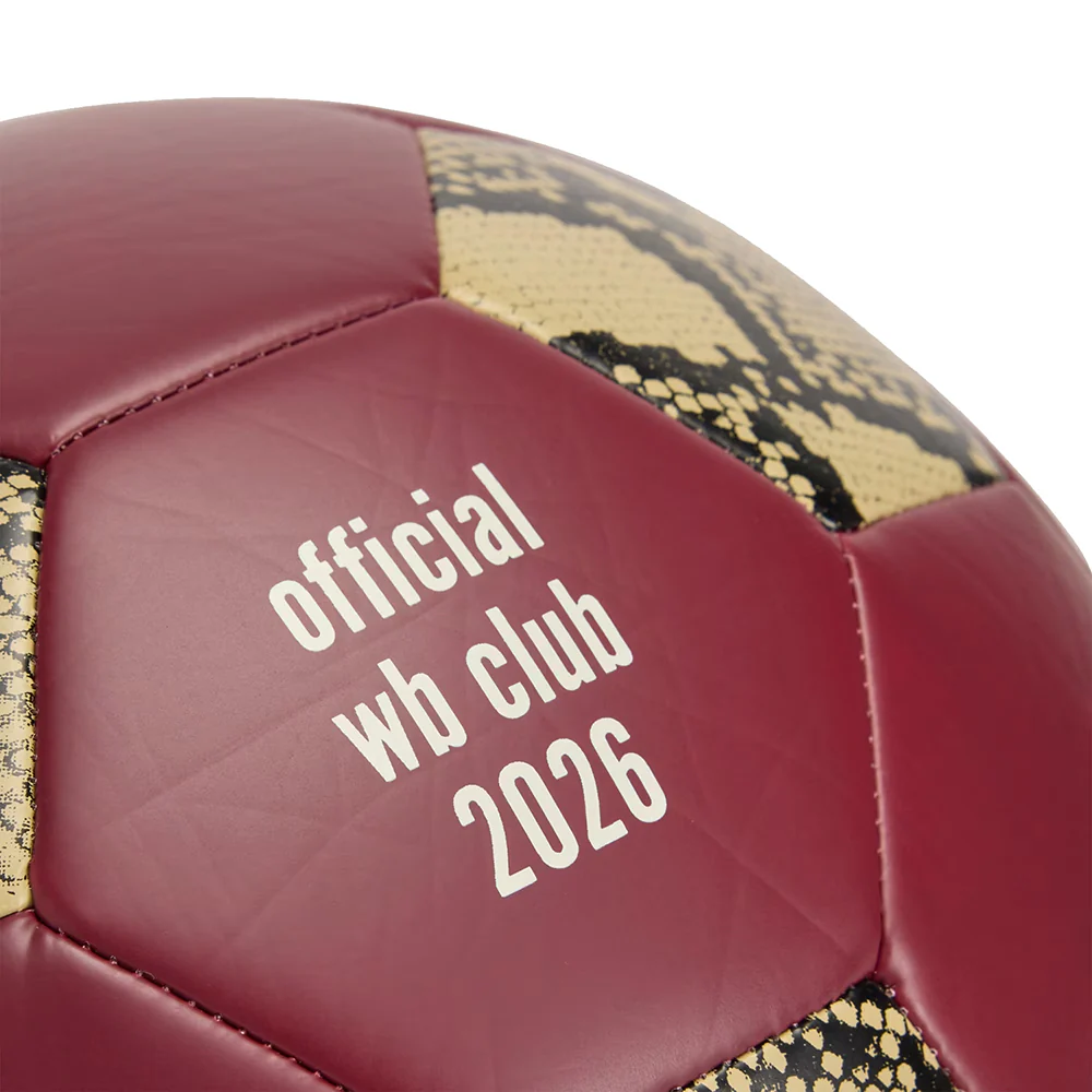Adidas x Wales Bonner Football | Collegiate Burgundy - Image 3