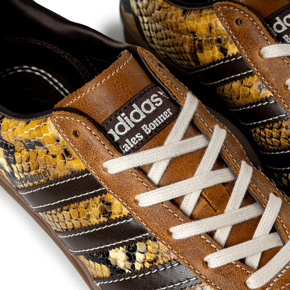 Adidas x Wales Bonner Gazelle Snake | Dark Brown - Image 4
