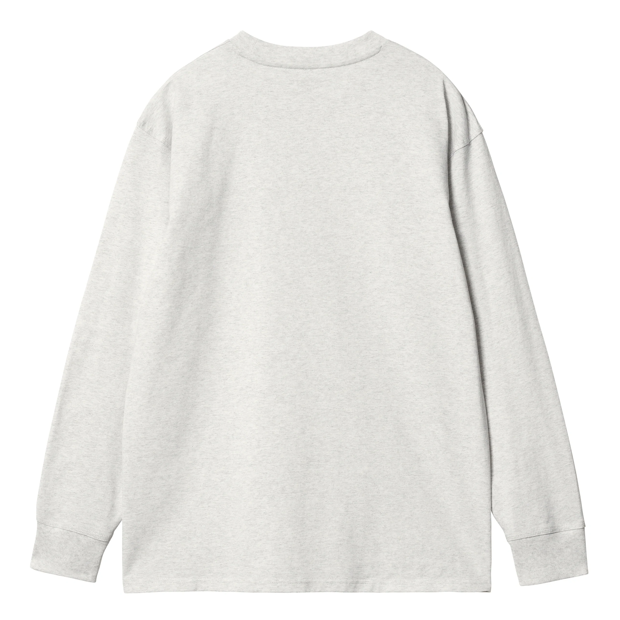 American Script L/S Tee | Ash Heather - Image 2