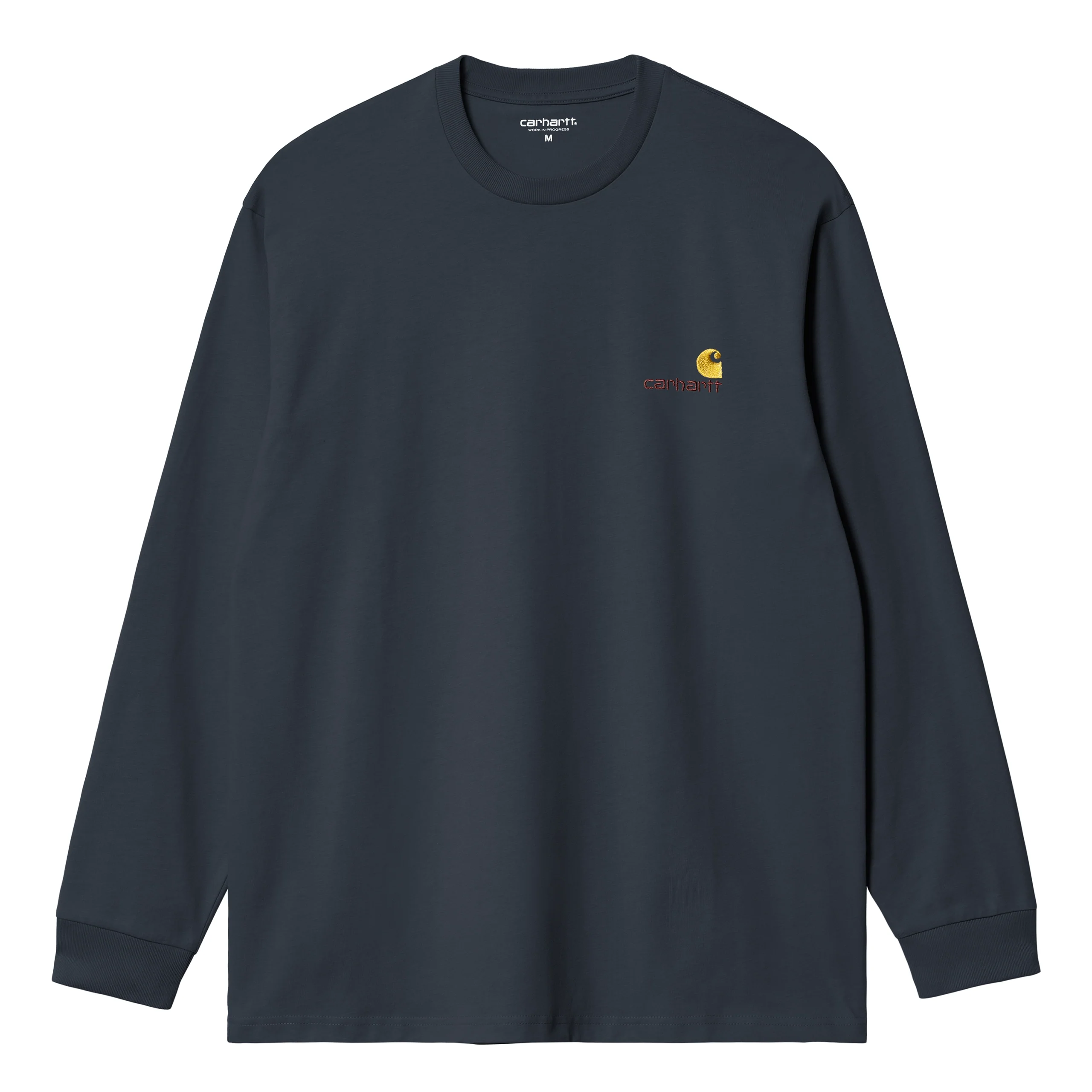 American Script L/S Tee | Deep Night