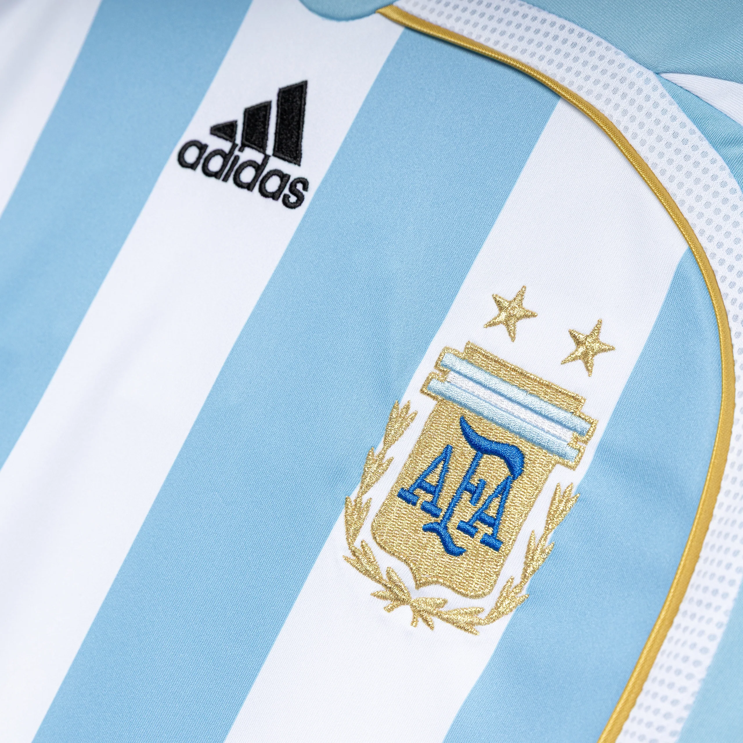 Argentina 06 Home Jersey | White Icey Blue - Image 3