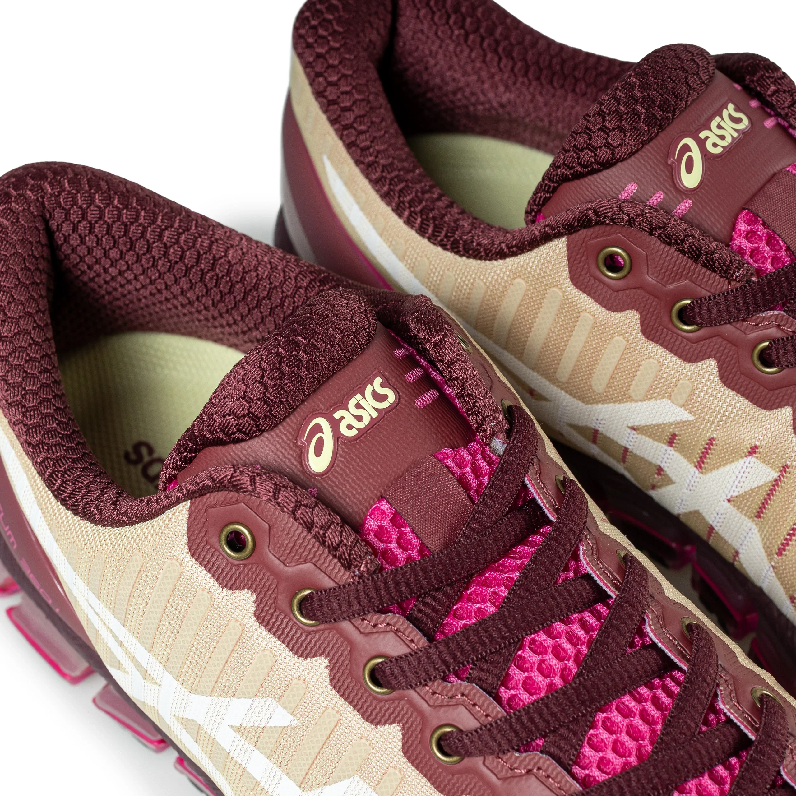 Asics x Above The Clouds Gel-Quantum 360 | Soft Yellow Brisket Red - Image 4