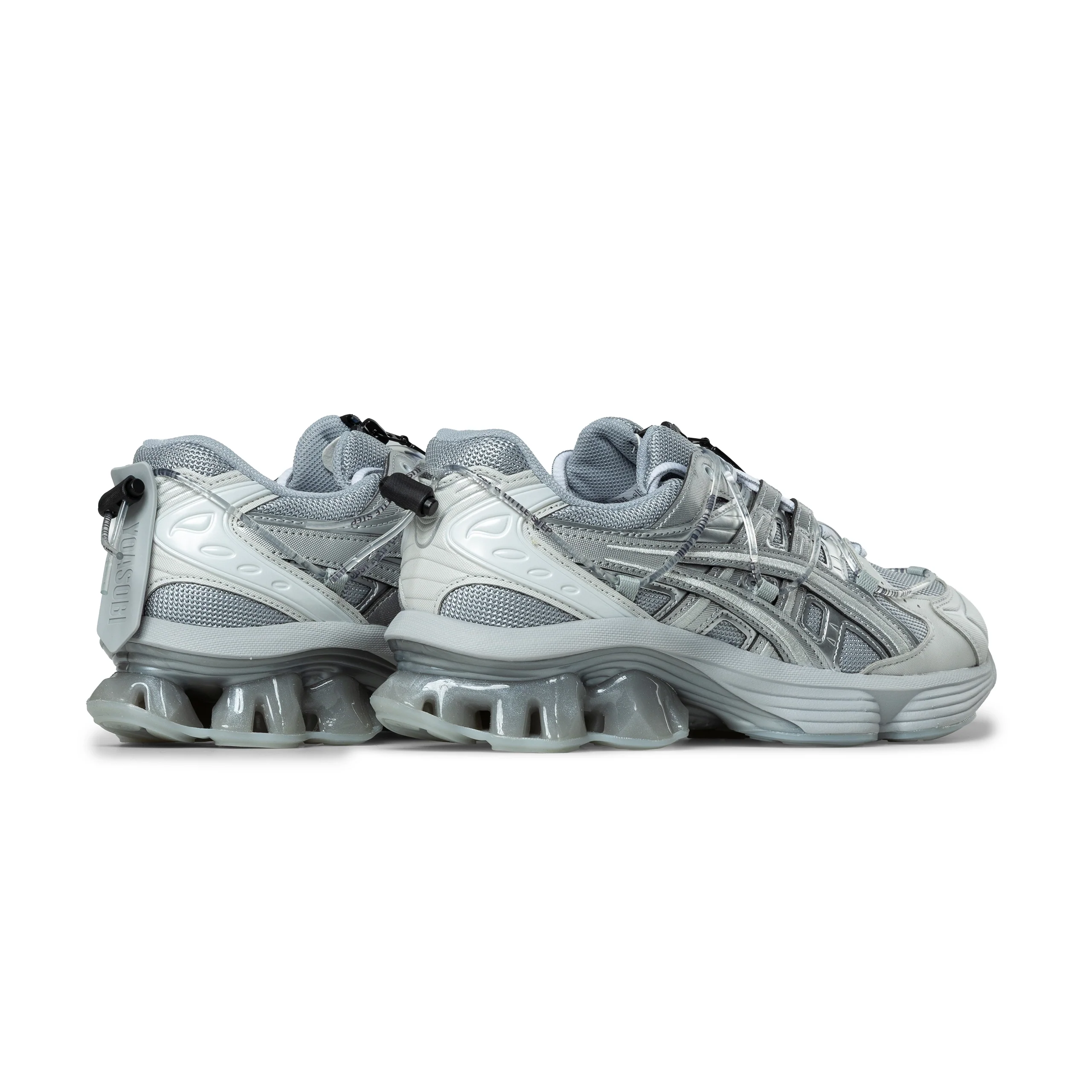 Asics x Yoasobi Gel-Kinetic Fluent | Grey Silver - Image 3