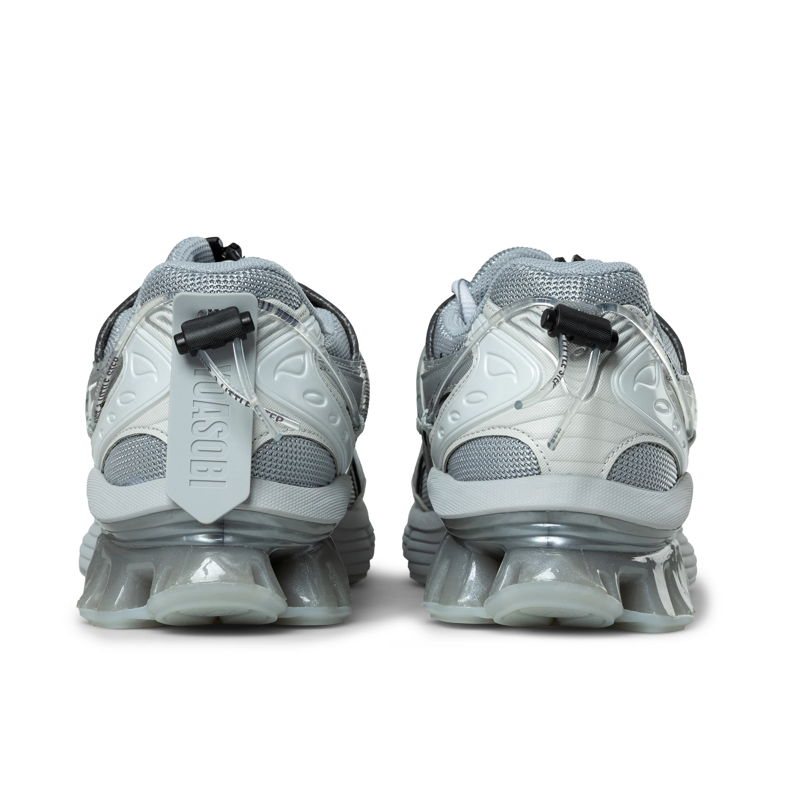 Asics x Yoasobi Gel-Kinetic Fluent | Grey Silver - Image 6