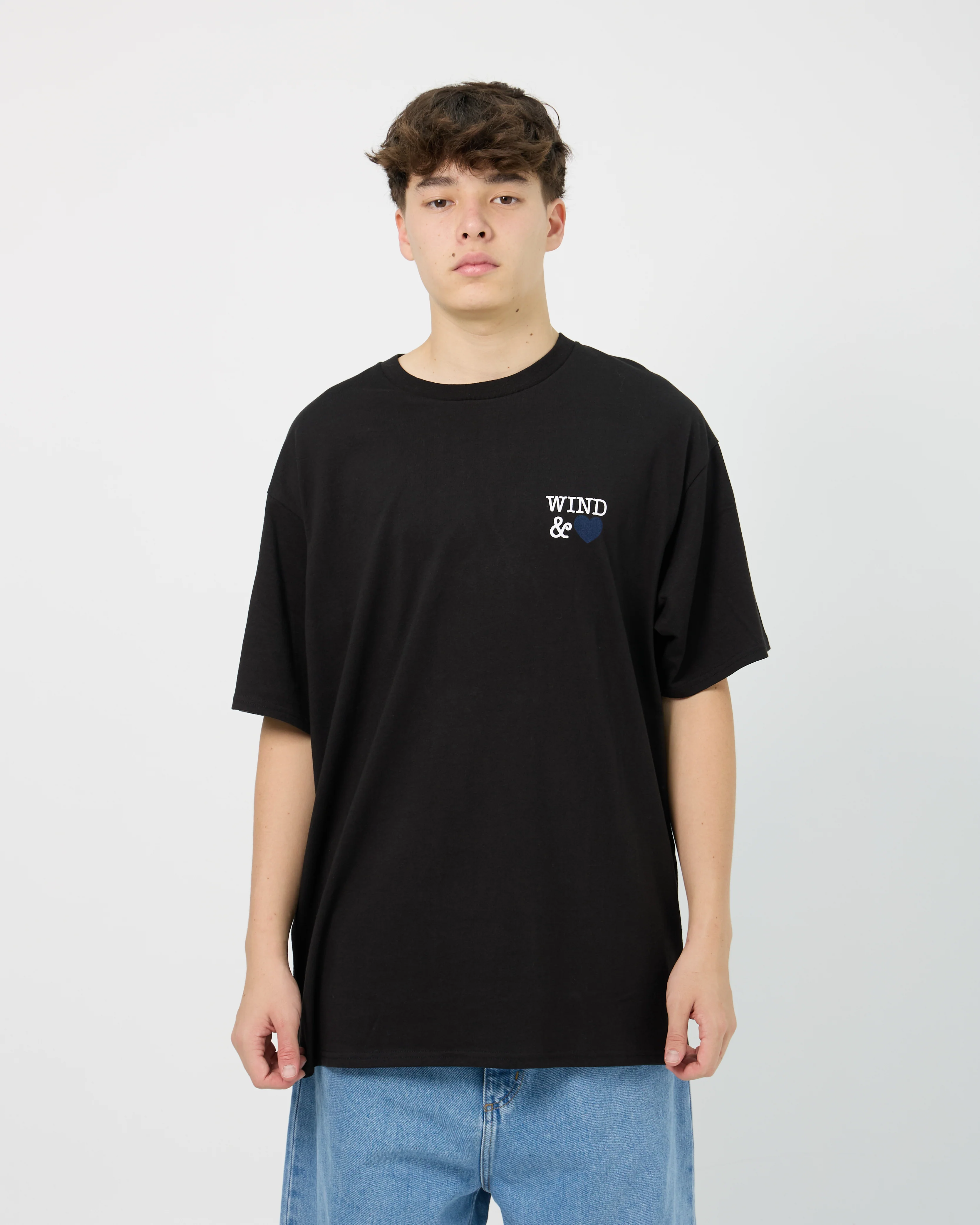Back Logo Tee (Heart) | Black - Image 4