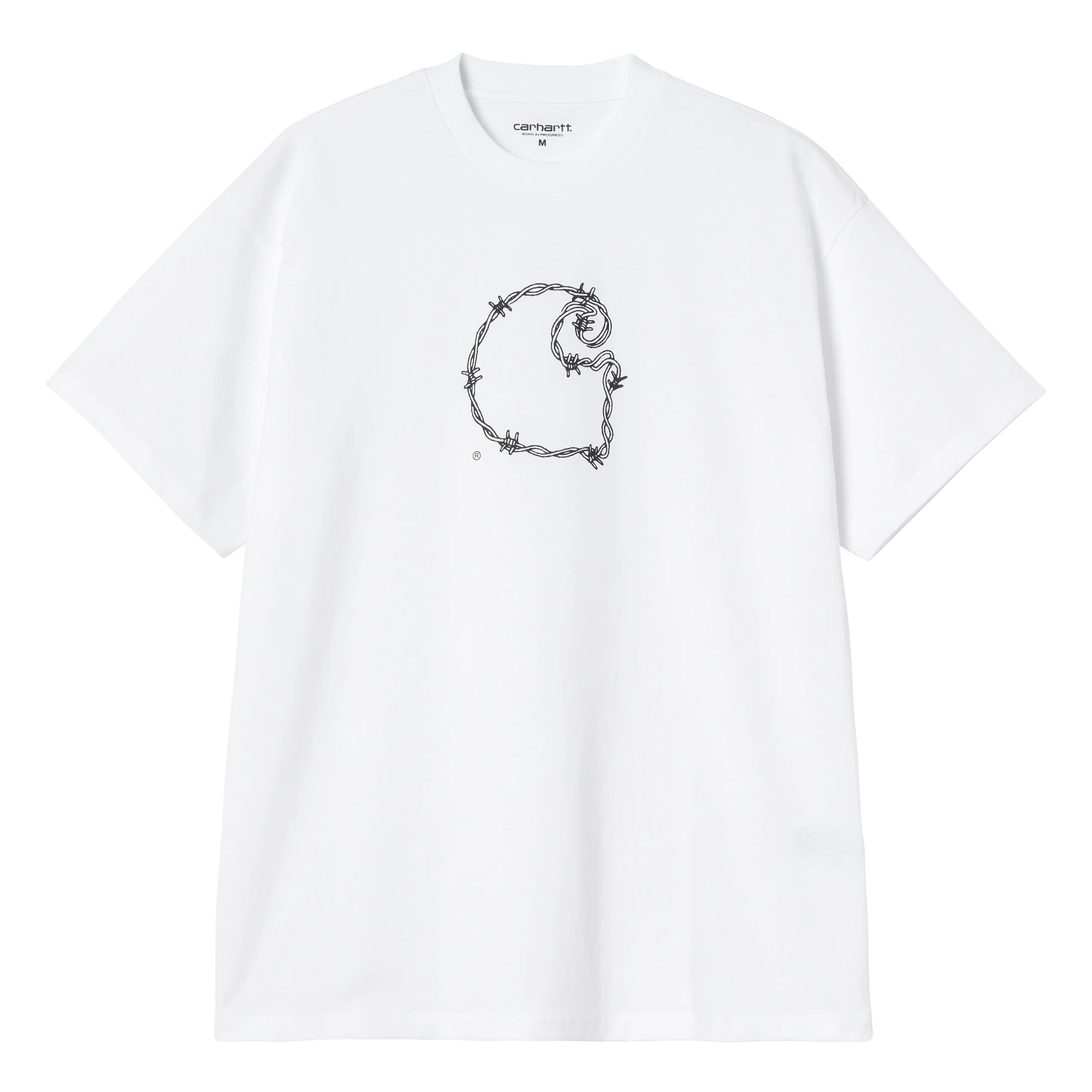Barbwire C Tee | White