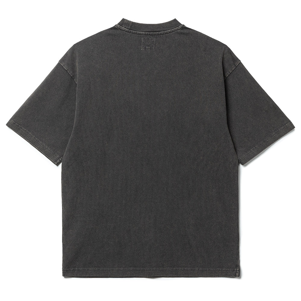 Block Tee | Black Acid Wash - Image 2