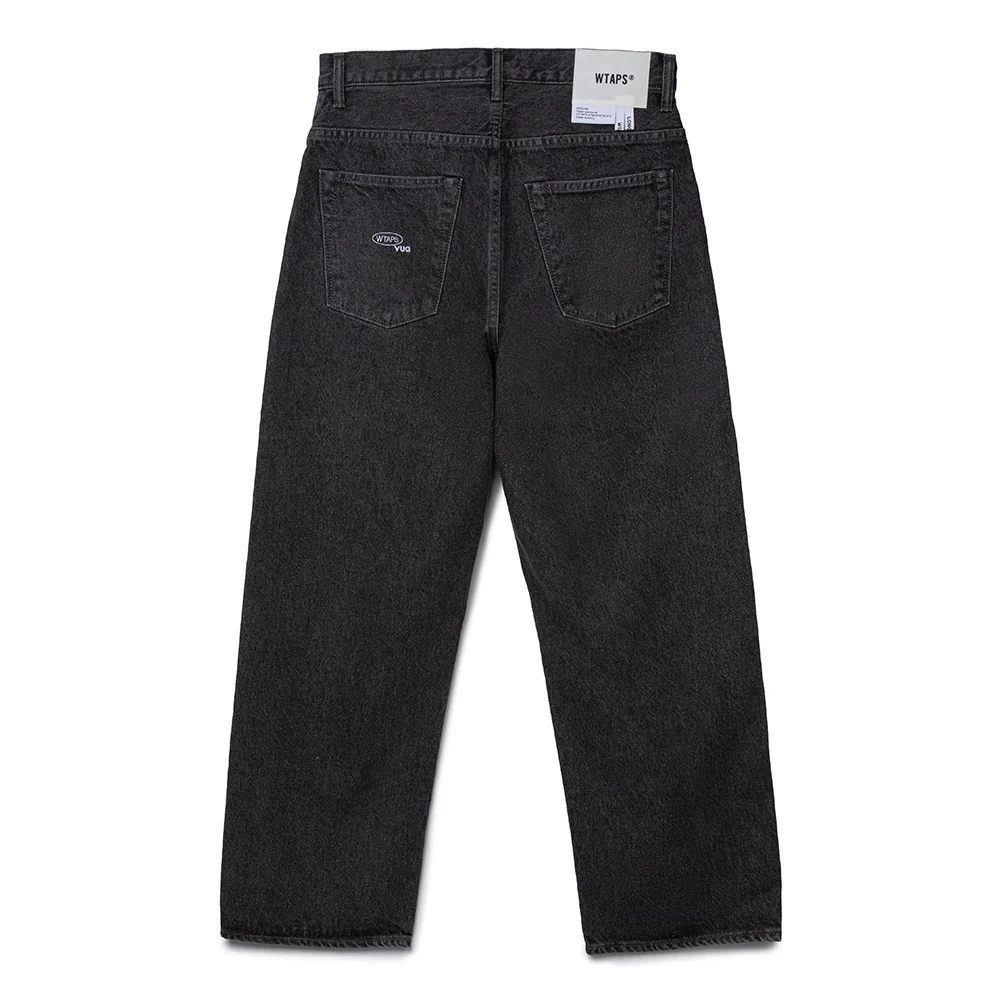 Blues Straight / Trousers / Cotton. Denim | Black - Image 2