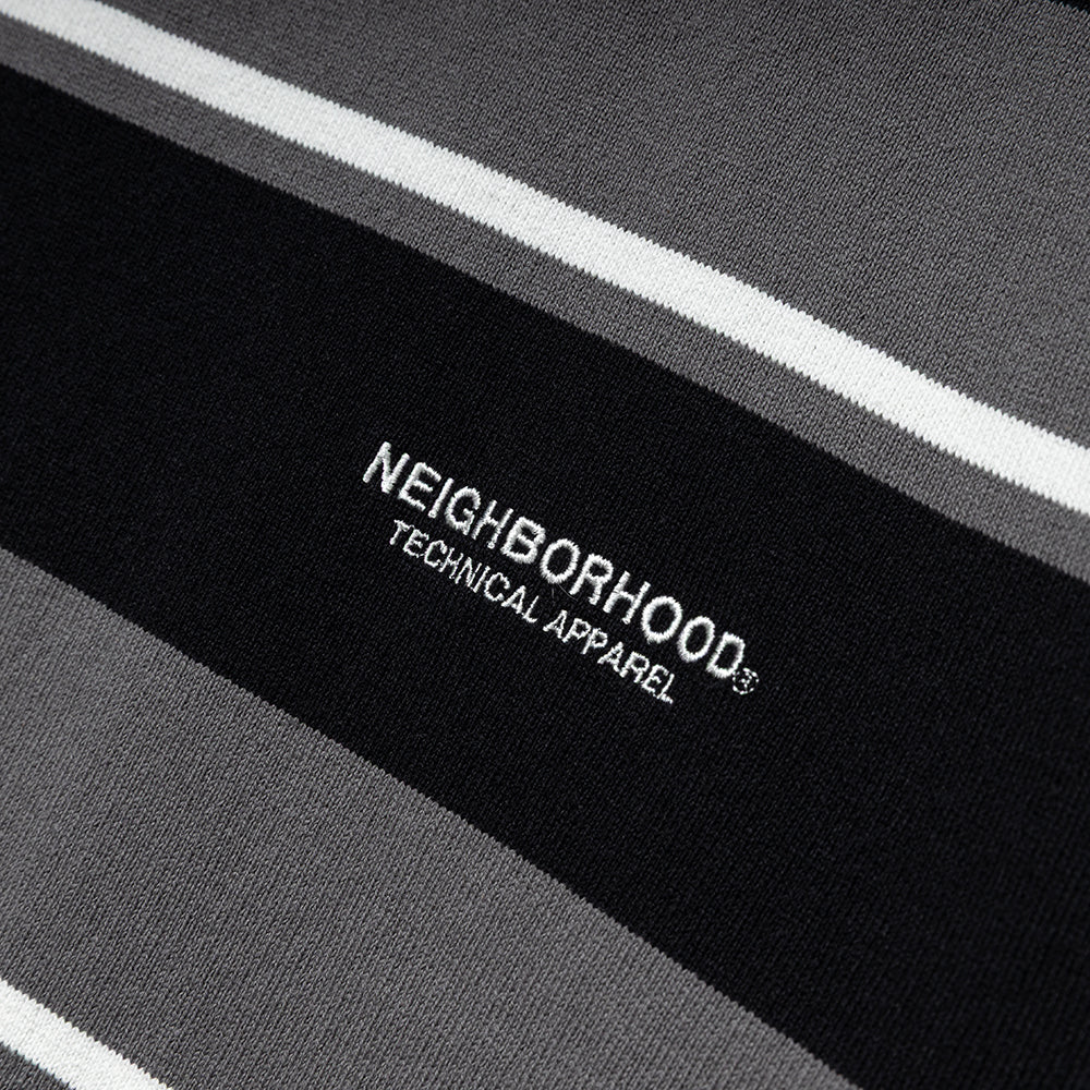 Border L/S Crew Neck | Gray - Image 3