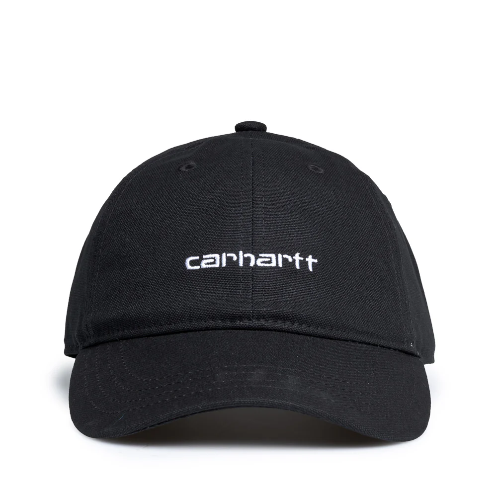 Canvas Script Cap | Black