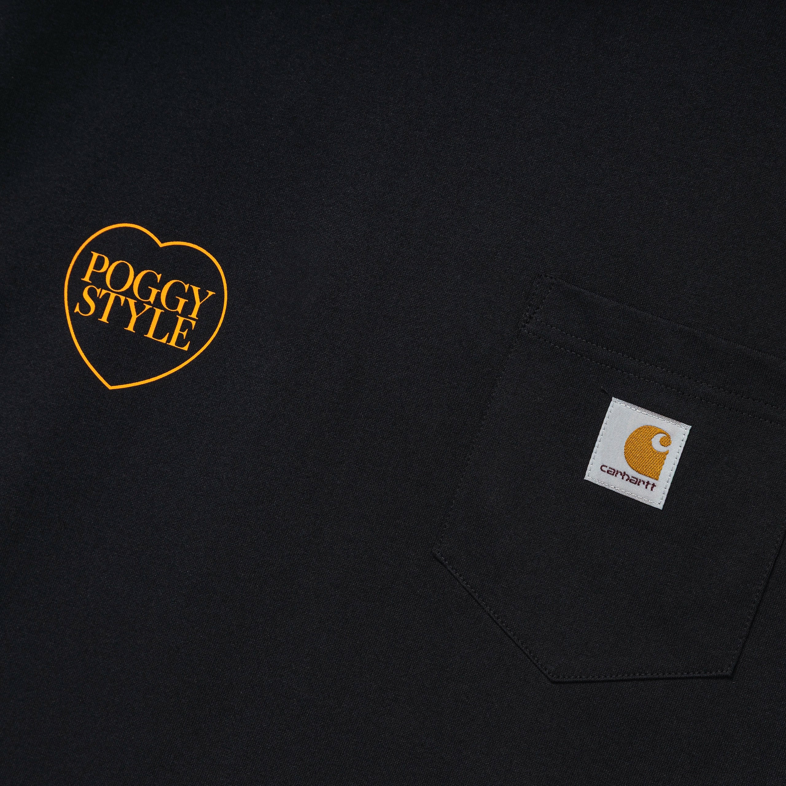 Carhartt WIP x POGGY Pocket Tee | Black - Image 3