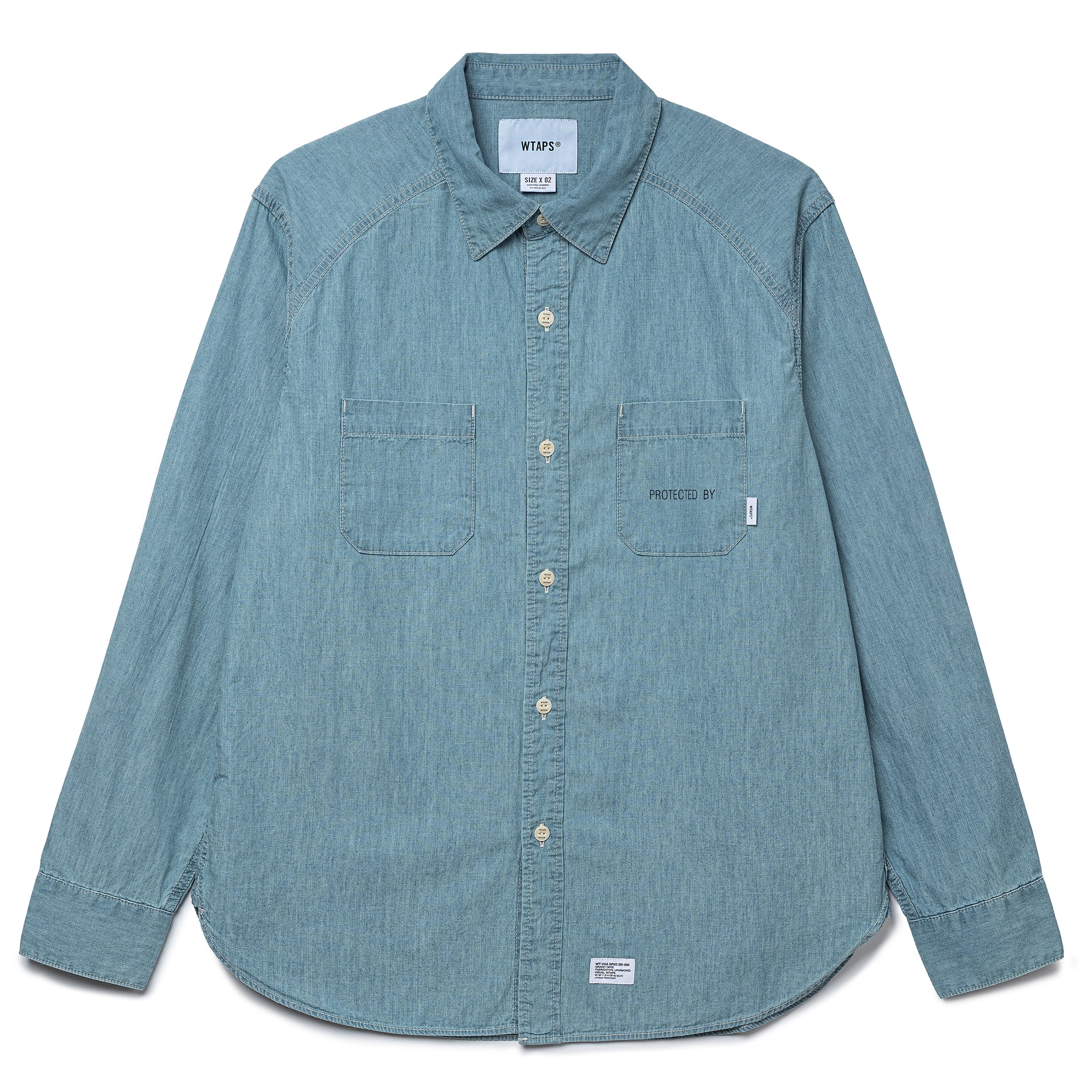 CB / LS / Cotton. Chambray | Indigo