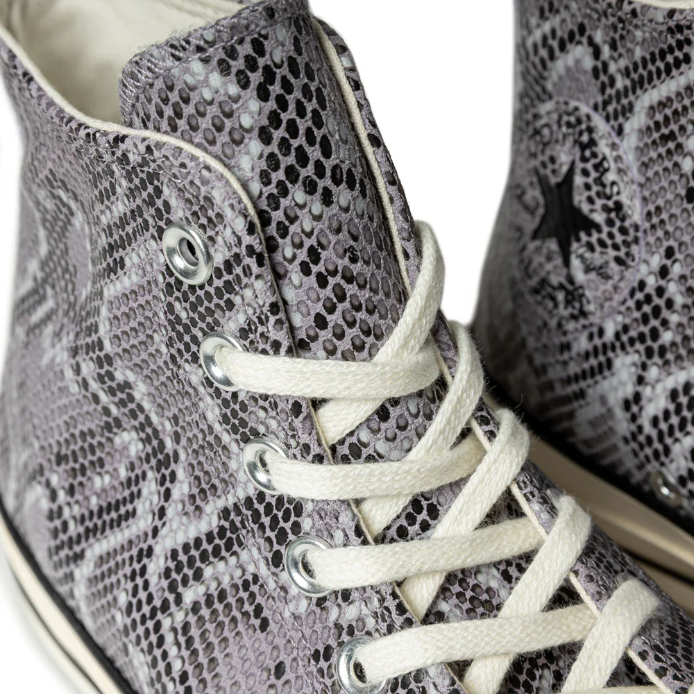 Chuck 70 Snakeskin Print Hi | Black Grey - Image 4