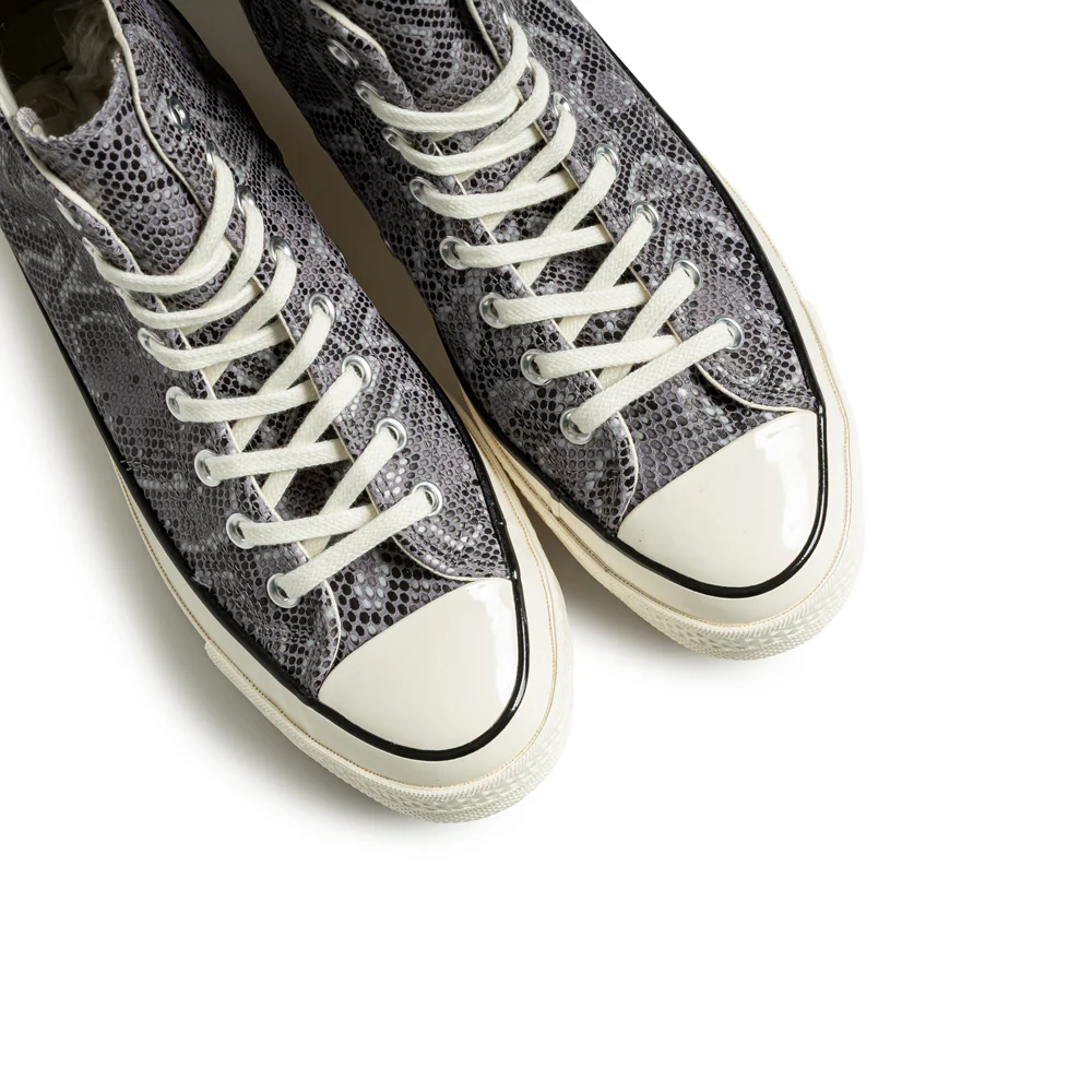 Chuck 70 Snakeskin Print Hi | Black Grey - Image 5