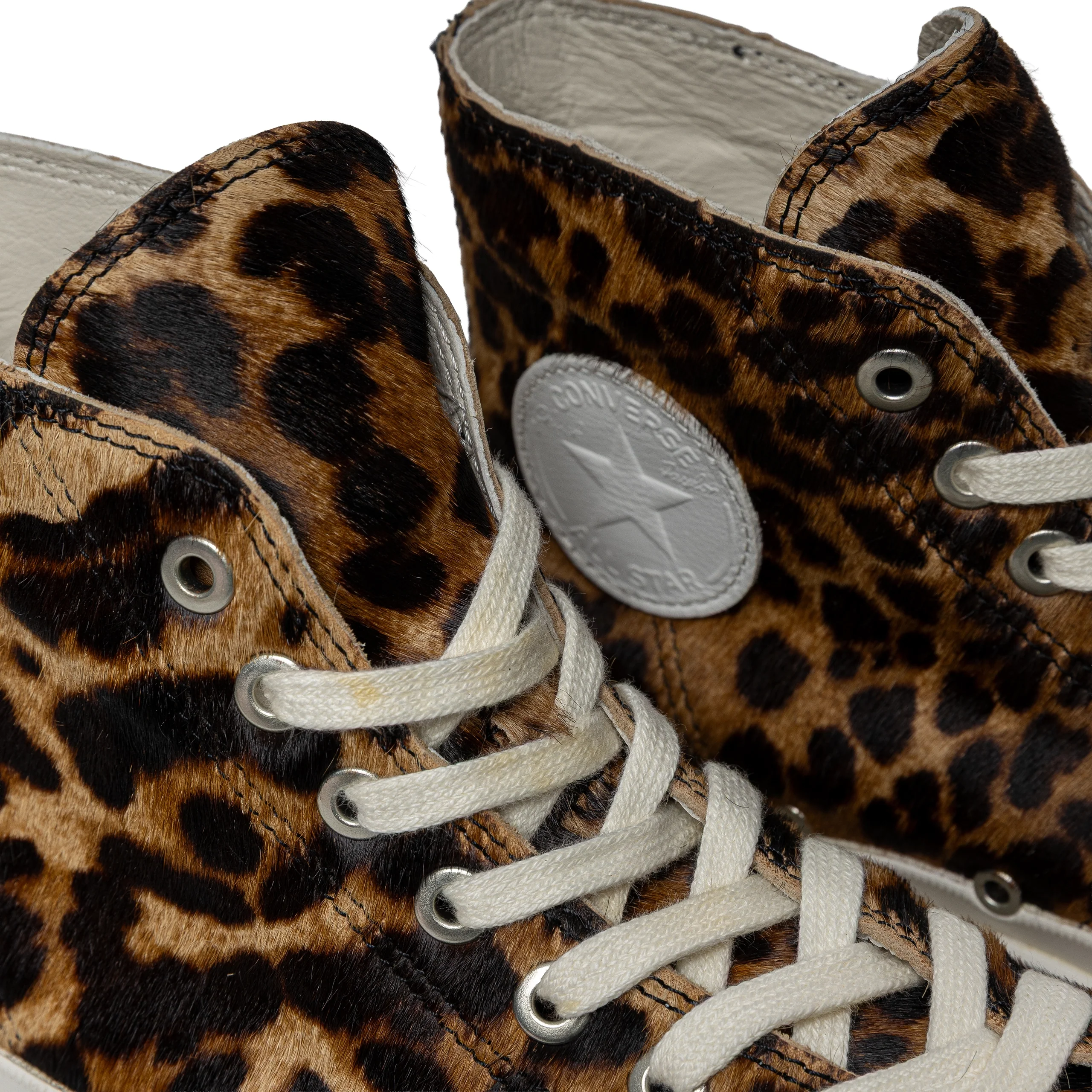 Chuck Taylor All Stars First String HI | Leopard Snow White - Image 4