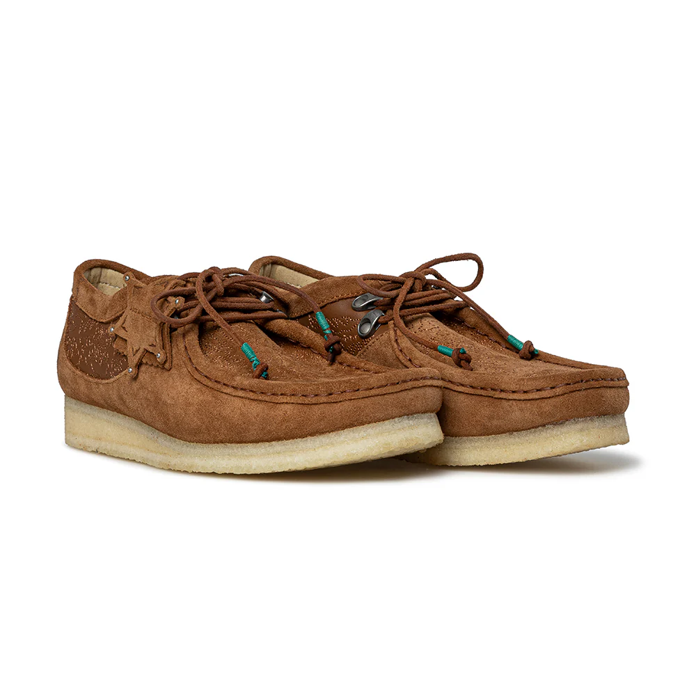 Clarks x Andersson Bell Wallabee | Tan Embroidery - Image 2