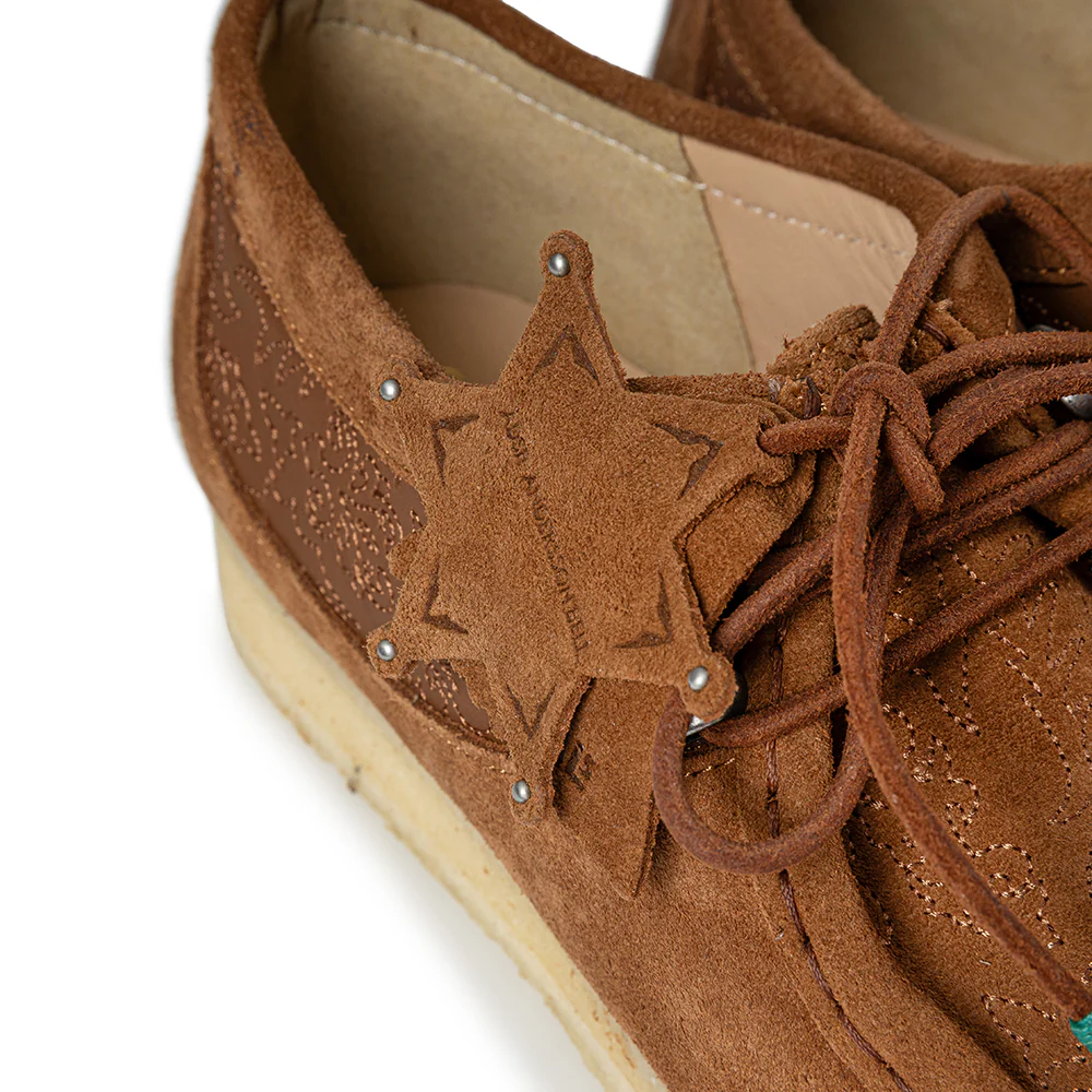 Clarks x Andersson Bell Wallabee | Tan Embroidery - Image 4