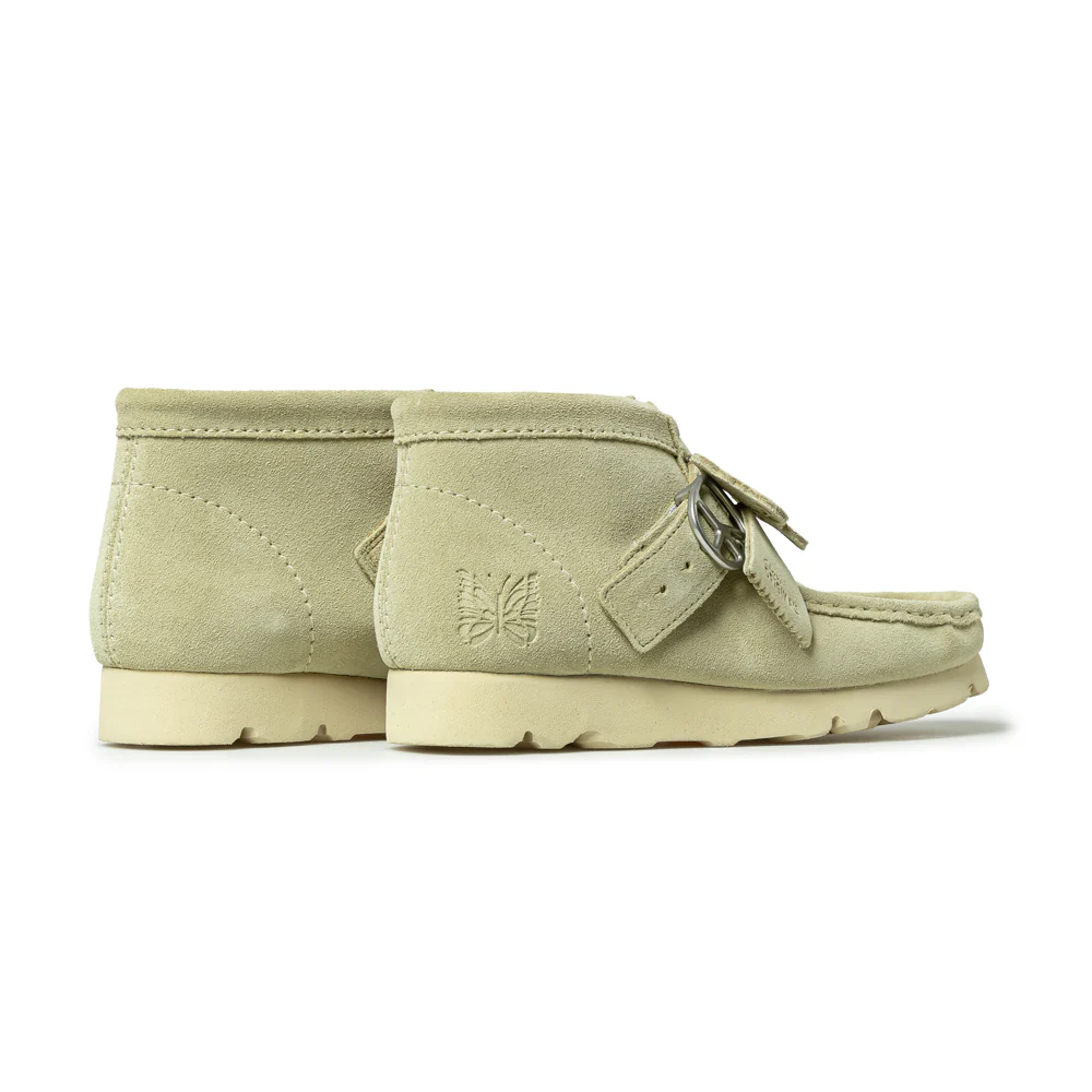 Clarks x Needles Walla Strap Boots Maple Suede | Beige - Image 3