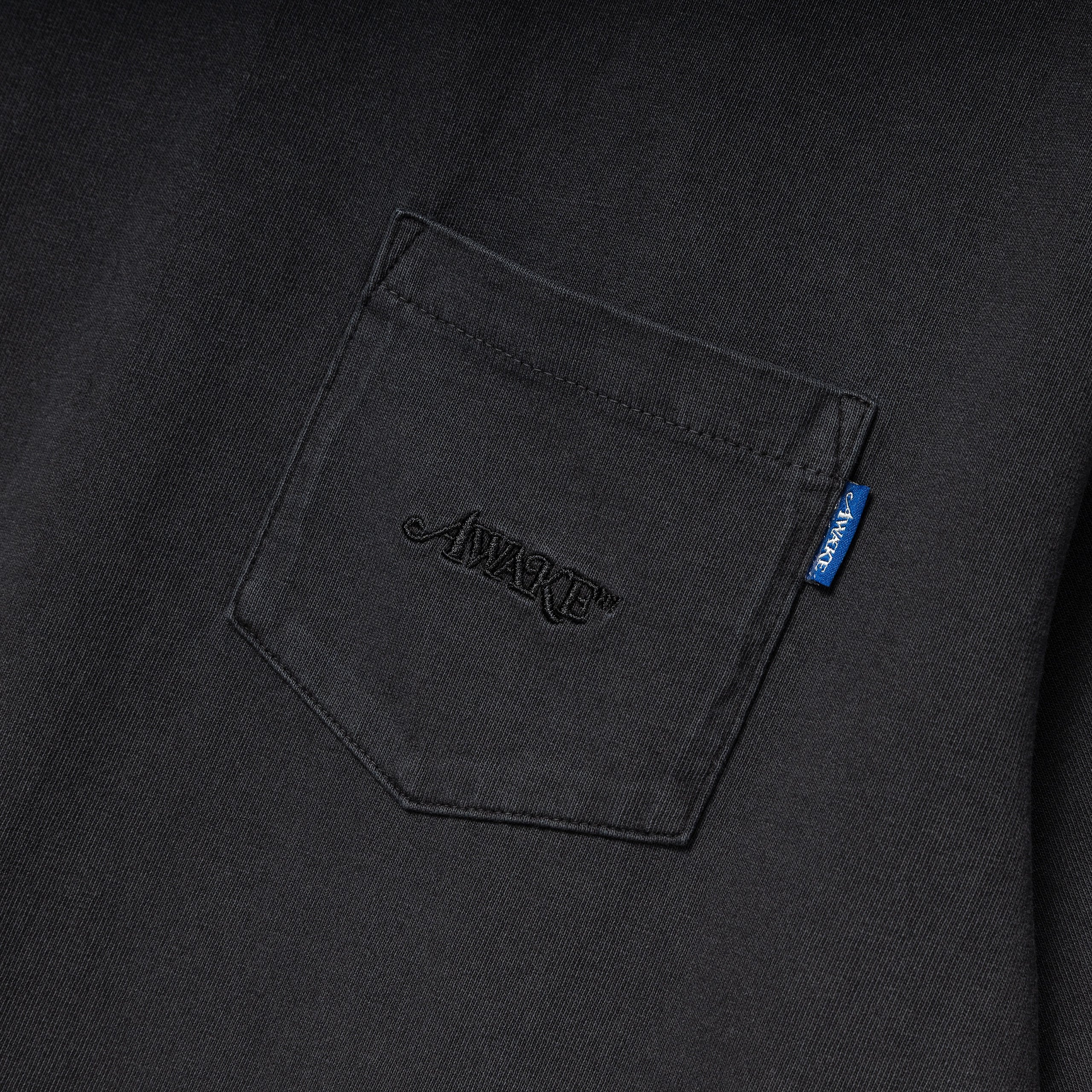 Classic Logo Pocket Tee | Black - Image 3