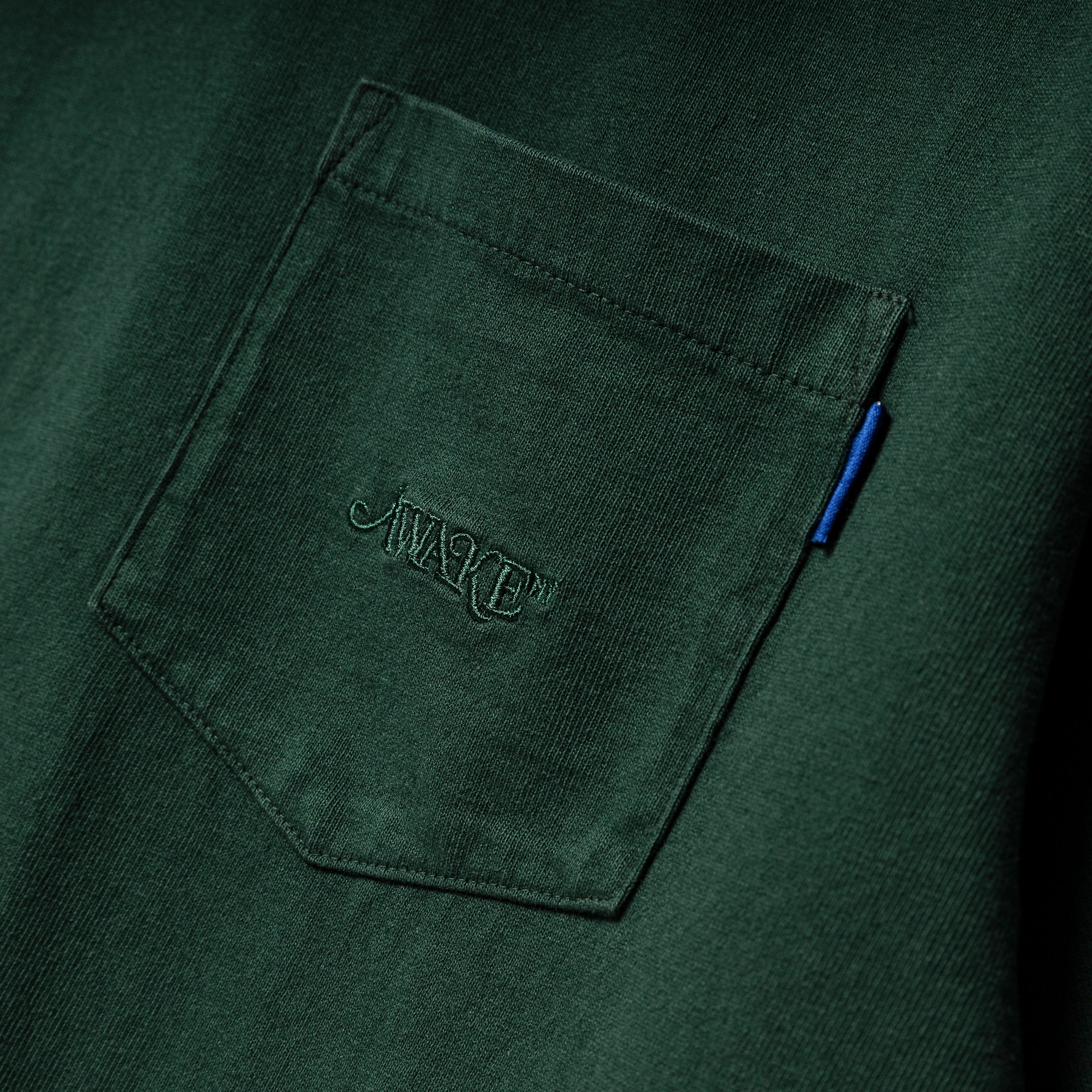 Classic Logo Pocket Tee | Green - Image 3