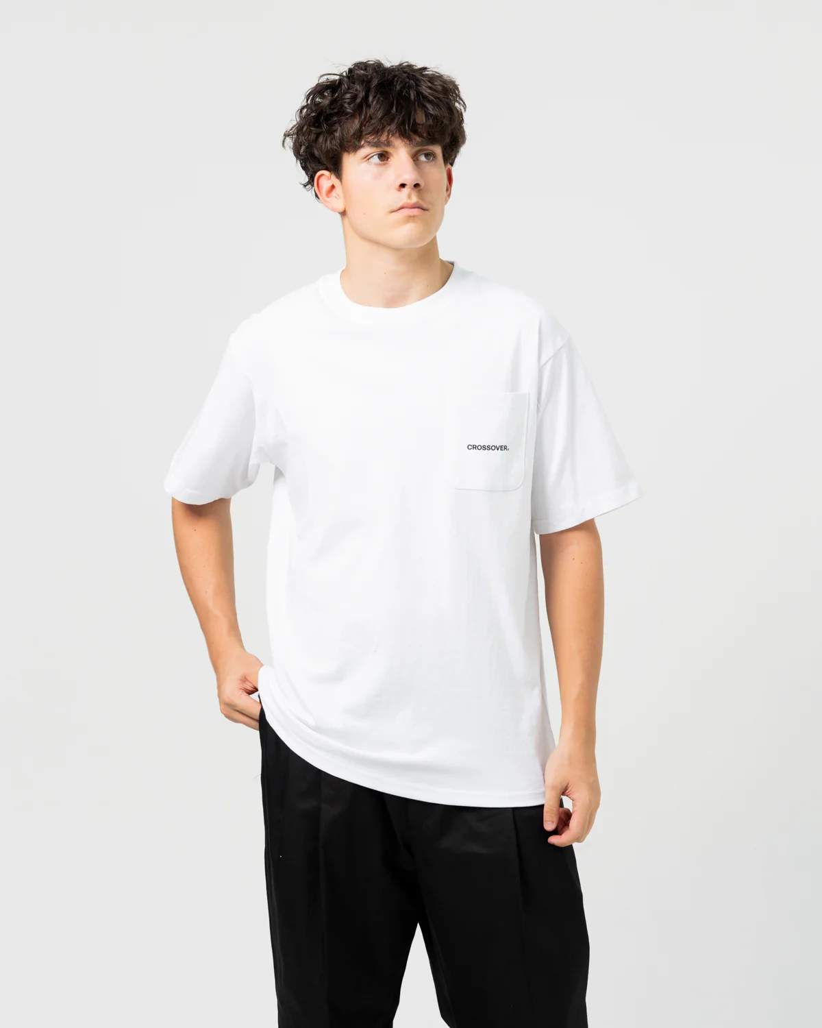 CROSSOVER "Year Of The Dragon" Pocket Tee | Pink - Image 5