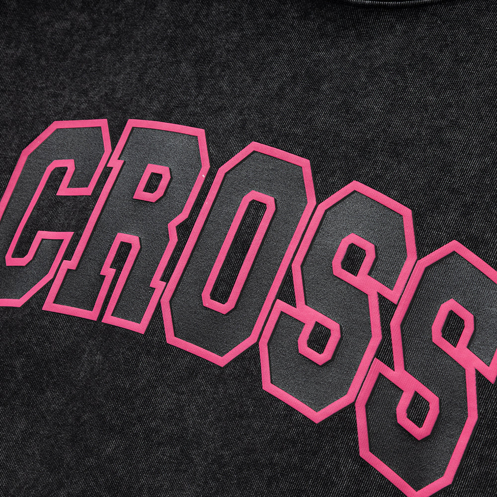 Collegiate Over Tee | Black White - Image 3