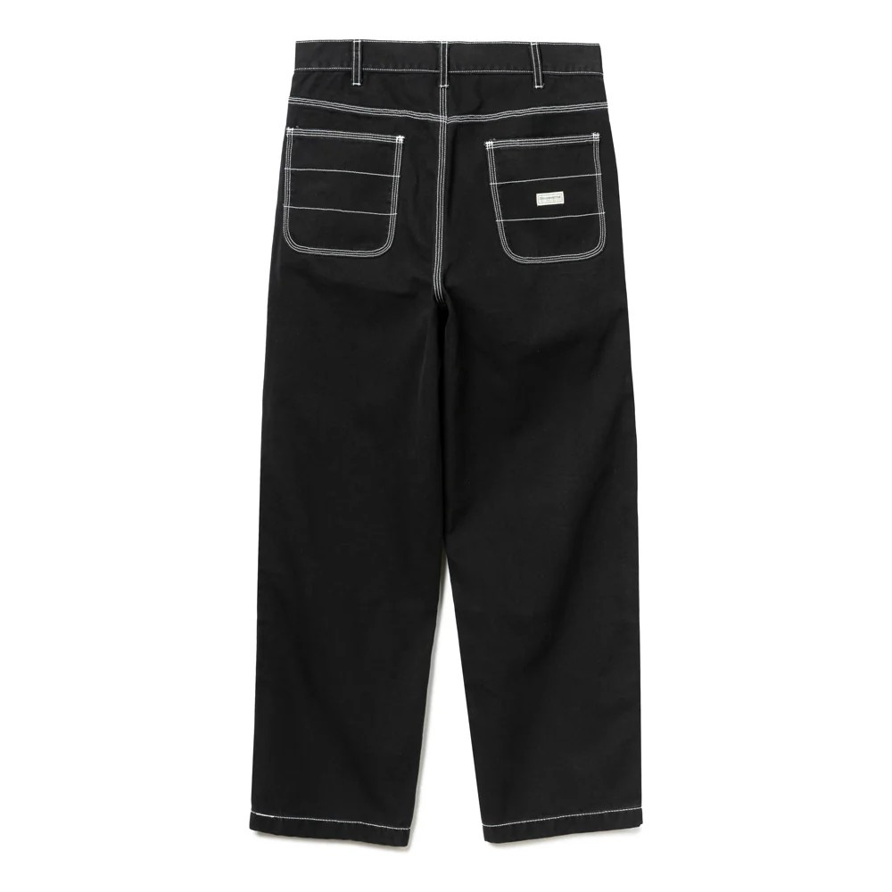 Contrast Stitch Pant | Black - Image 2