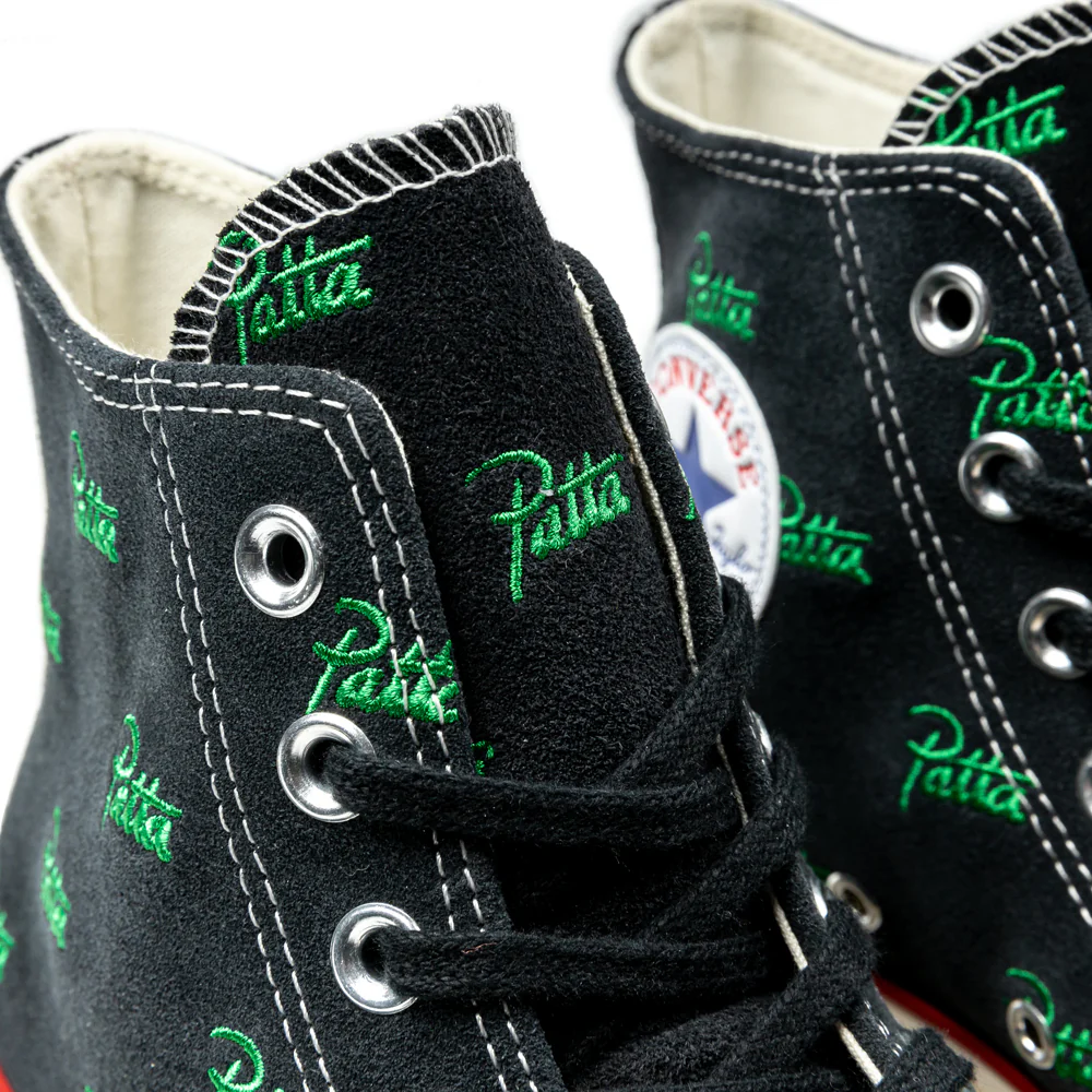 Converse x Patta Chuck 70 Hi | Black Jolly Green - Image 4