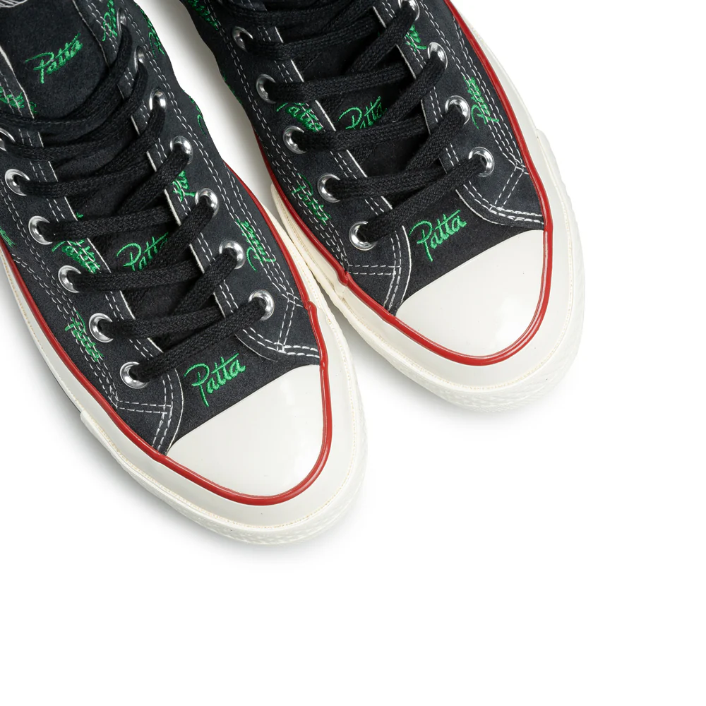 Converse x Patta Chuck 70 Hi | Black Jolly Green - Image 5