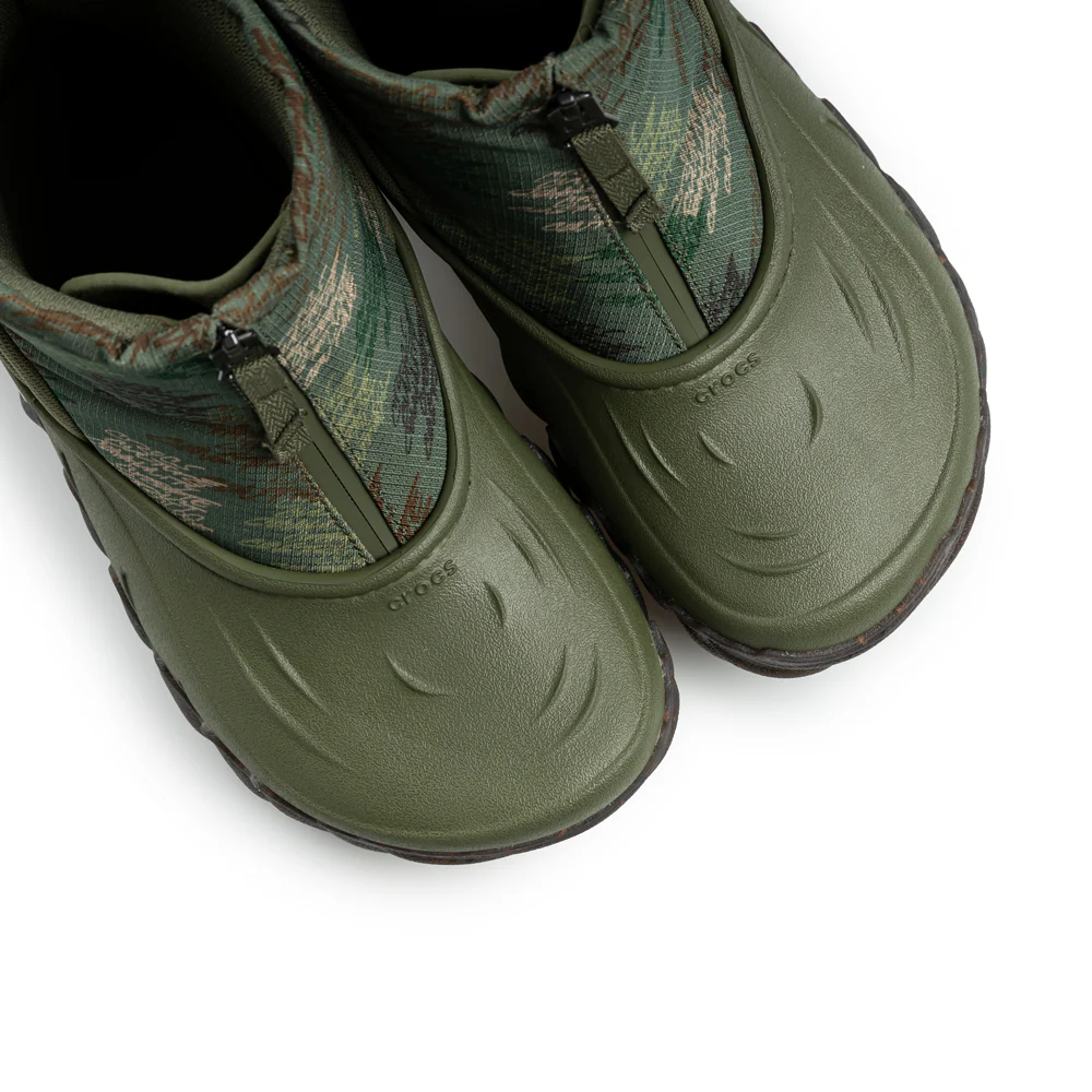 Crocs x Futura Laboratories Echo Boot | Army Green - Image 5