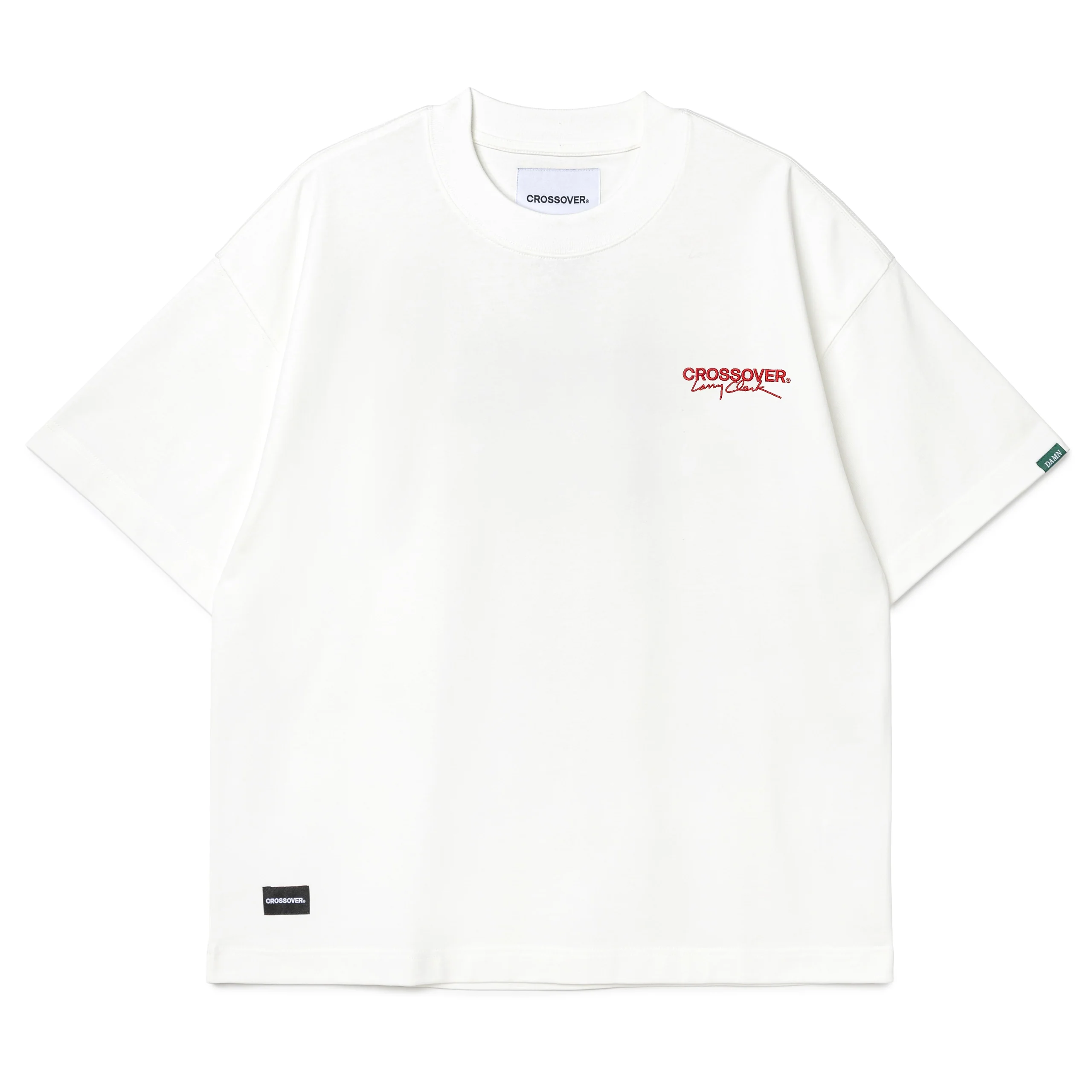 CROSSOVER® × KIDS by Larry Clark 30th Anniversary '02' Tee | White - Image 2