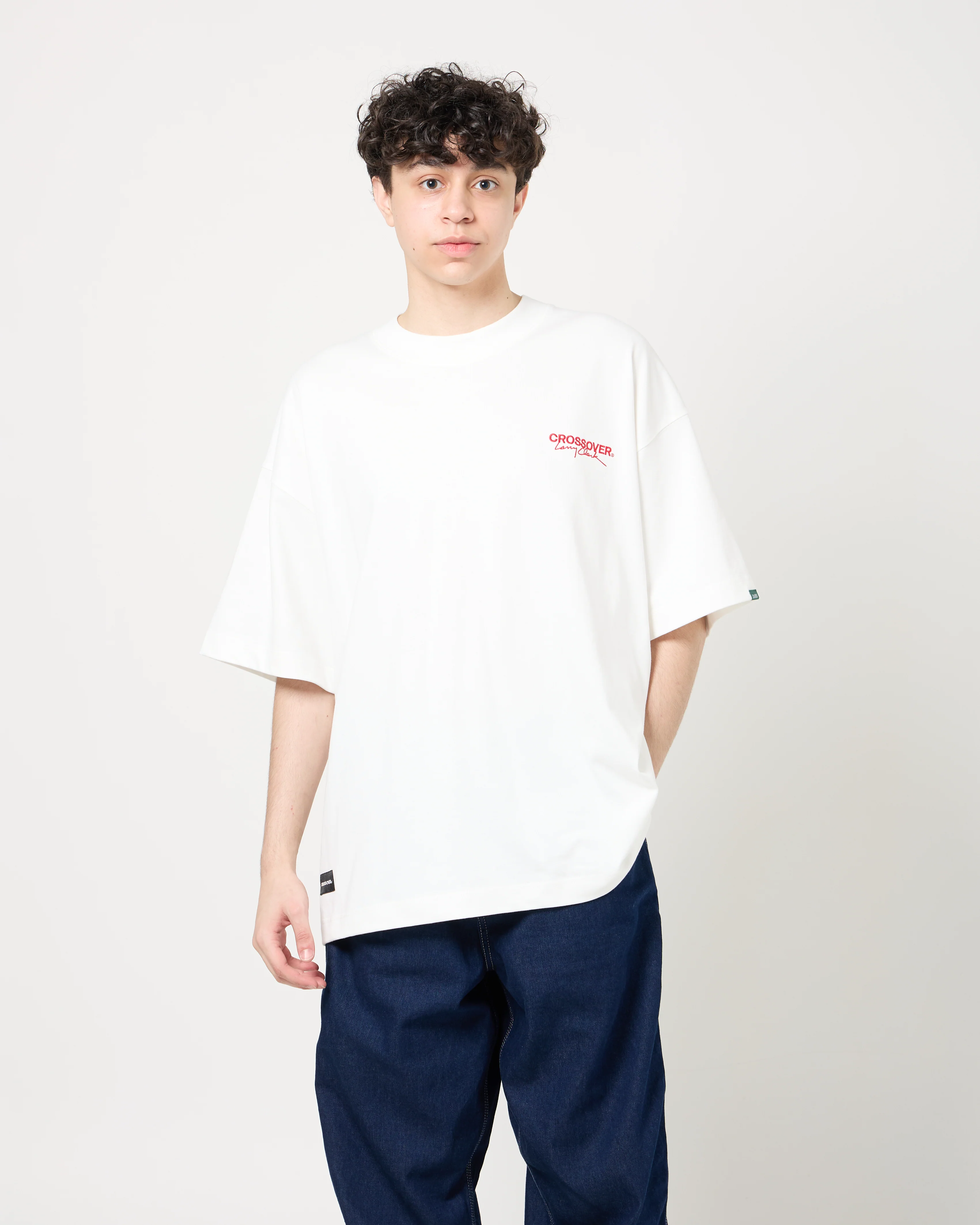 CROSSOVER® × KIDS by Larry Clark 30th Anniversary '02' Tee | White - Image 5
