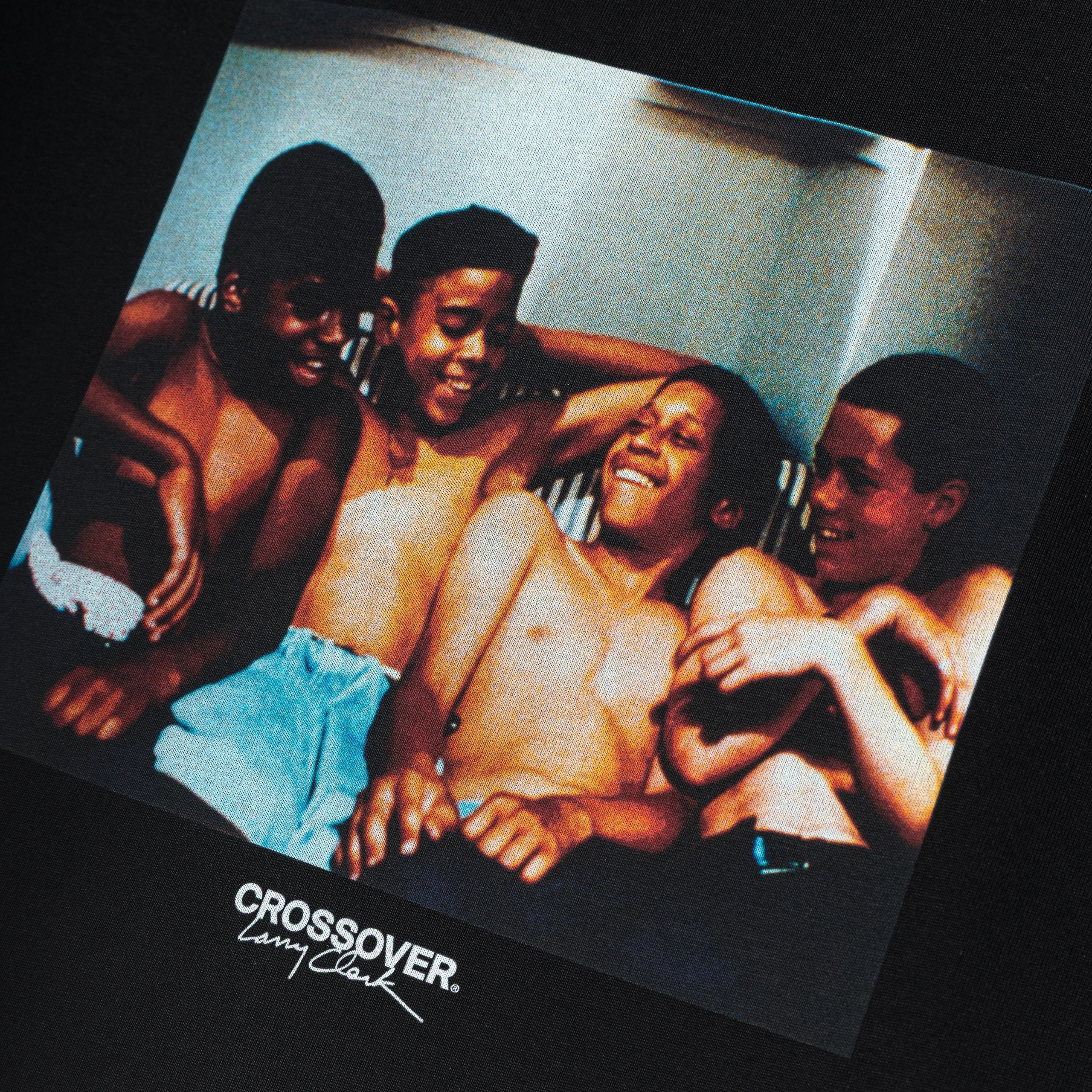 CROSSOVER® × KIDS by Larry Clark 30th Anniversary '04' Tee | Black - Image 3