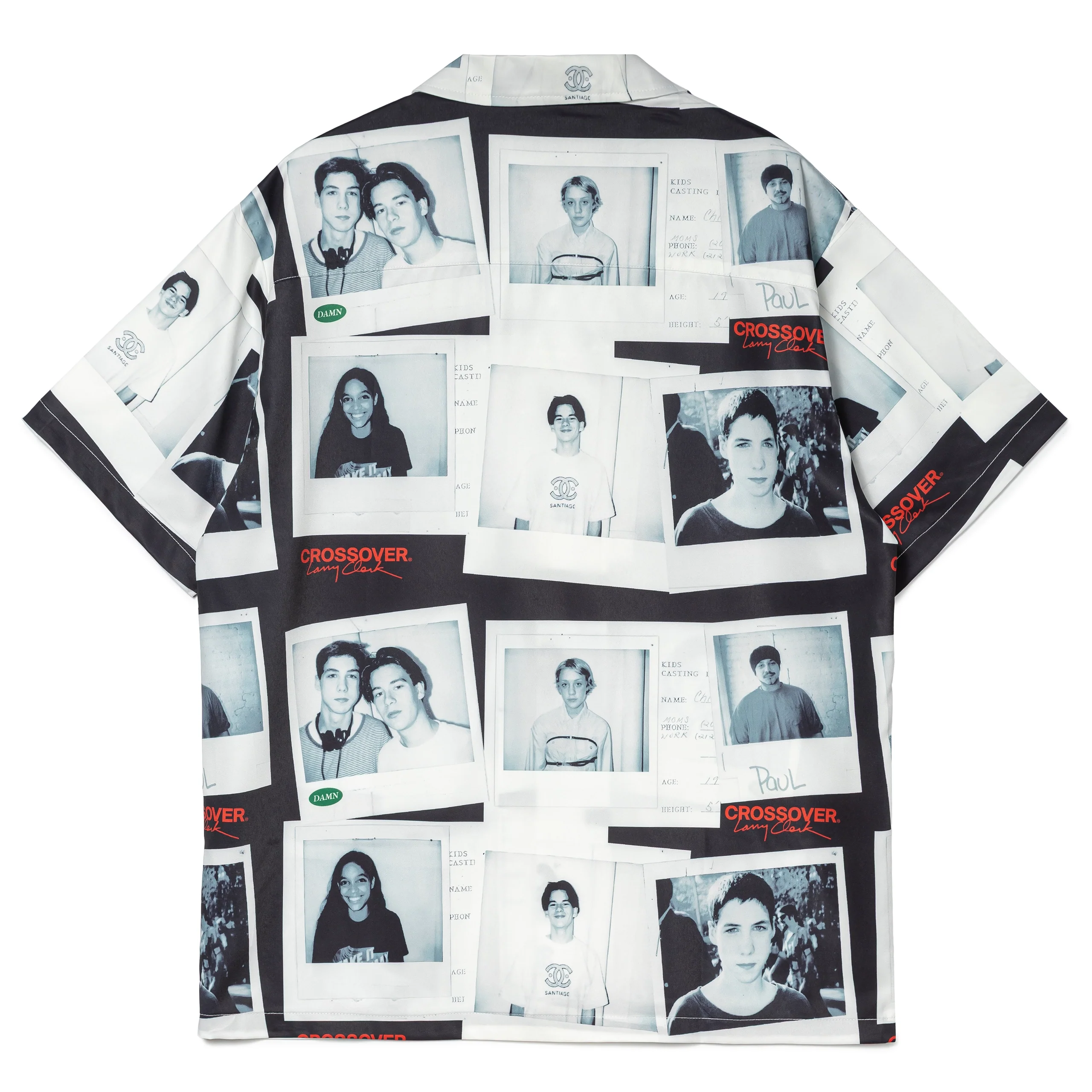CROSSOVER® × KIDS by Larry Clark 30th Anniversary Hawaiian Shirt | Black - Image 2