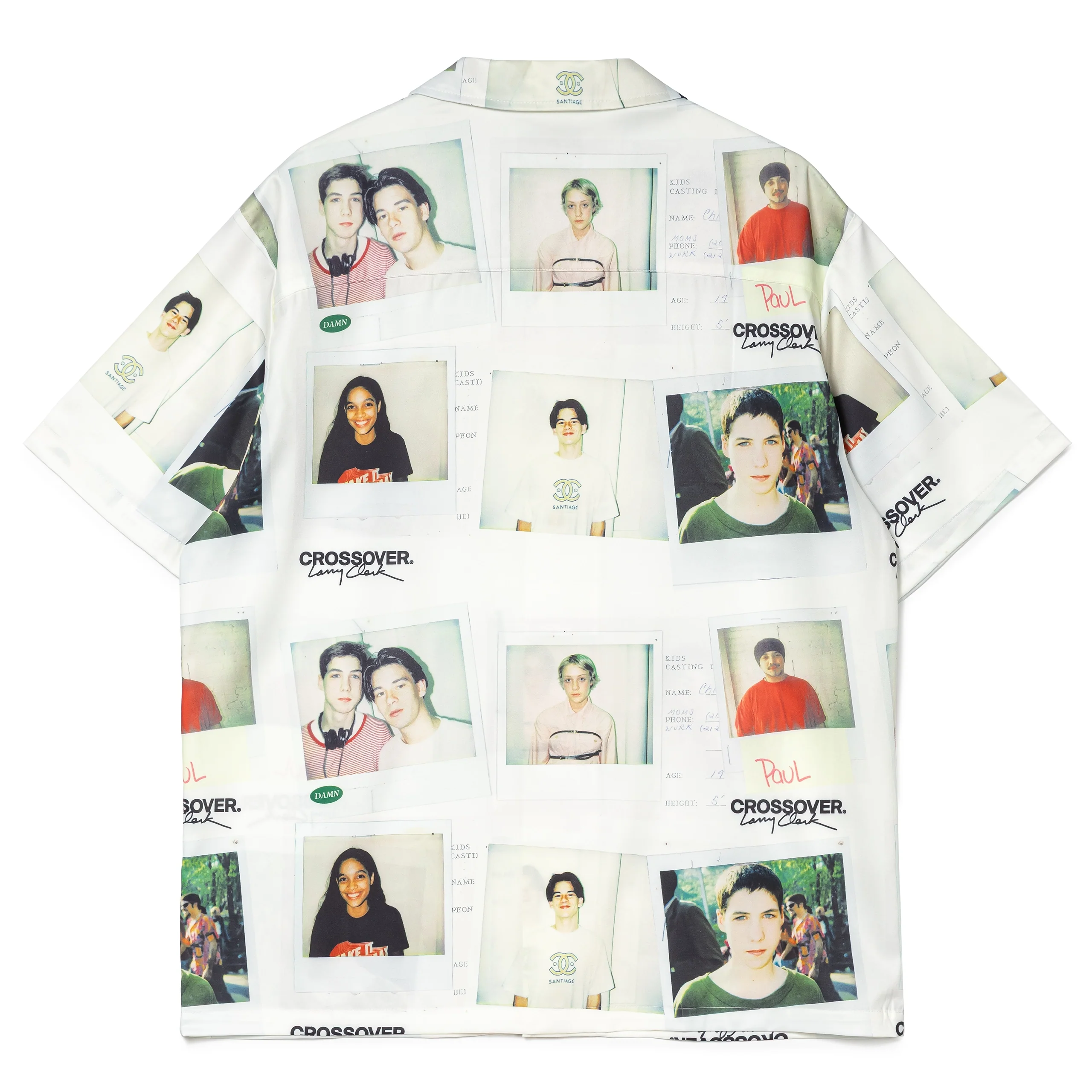 CROSSOVER® × KIDS by Larry Clark 30th Anniversary Hawaiian Shirt | White - Image 2