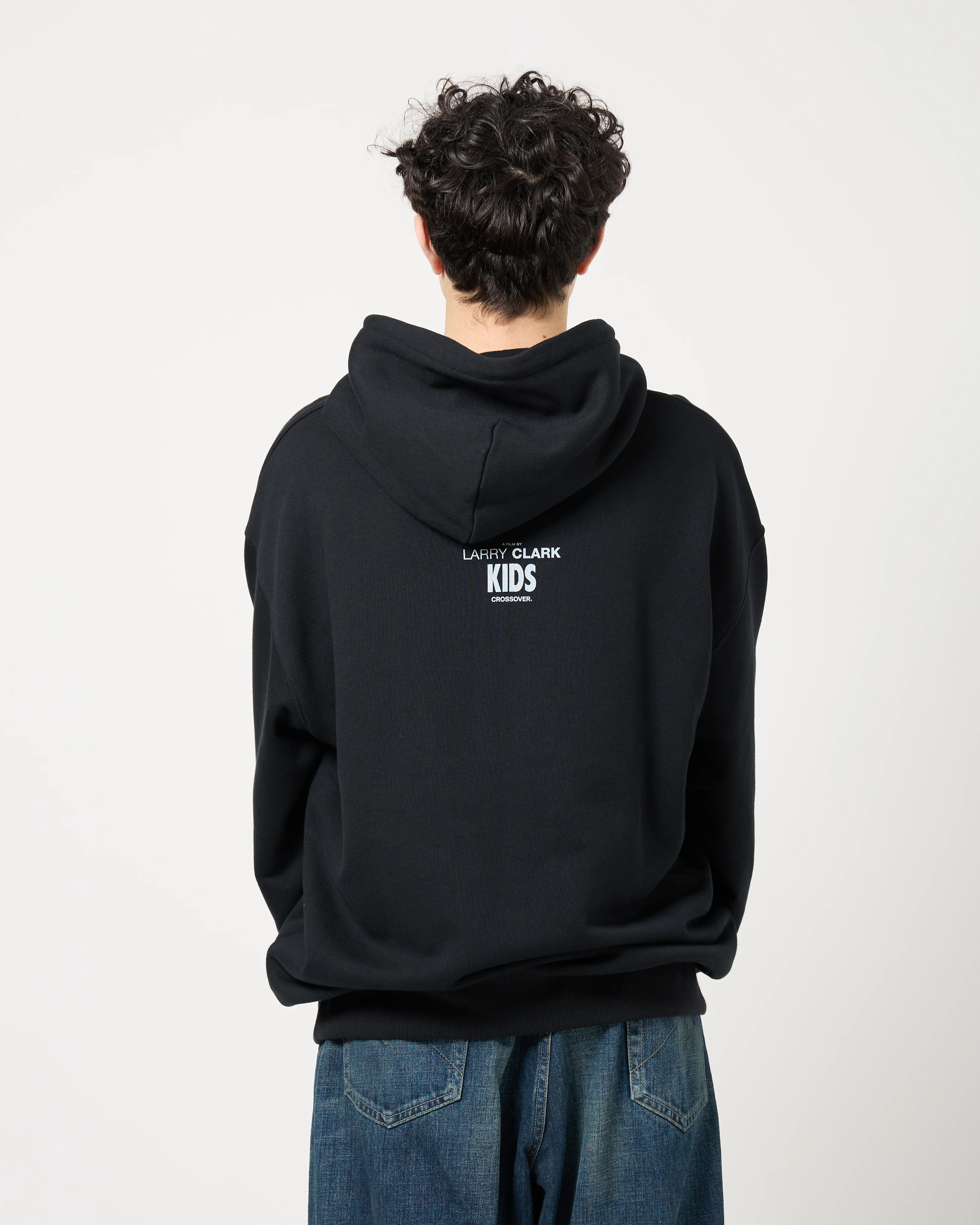 CROSSOVER® × KIDS by Larry Clark 30th Anniversary Pullover Hoodie | Black - Image 5