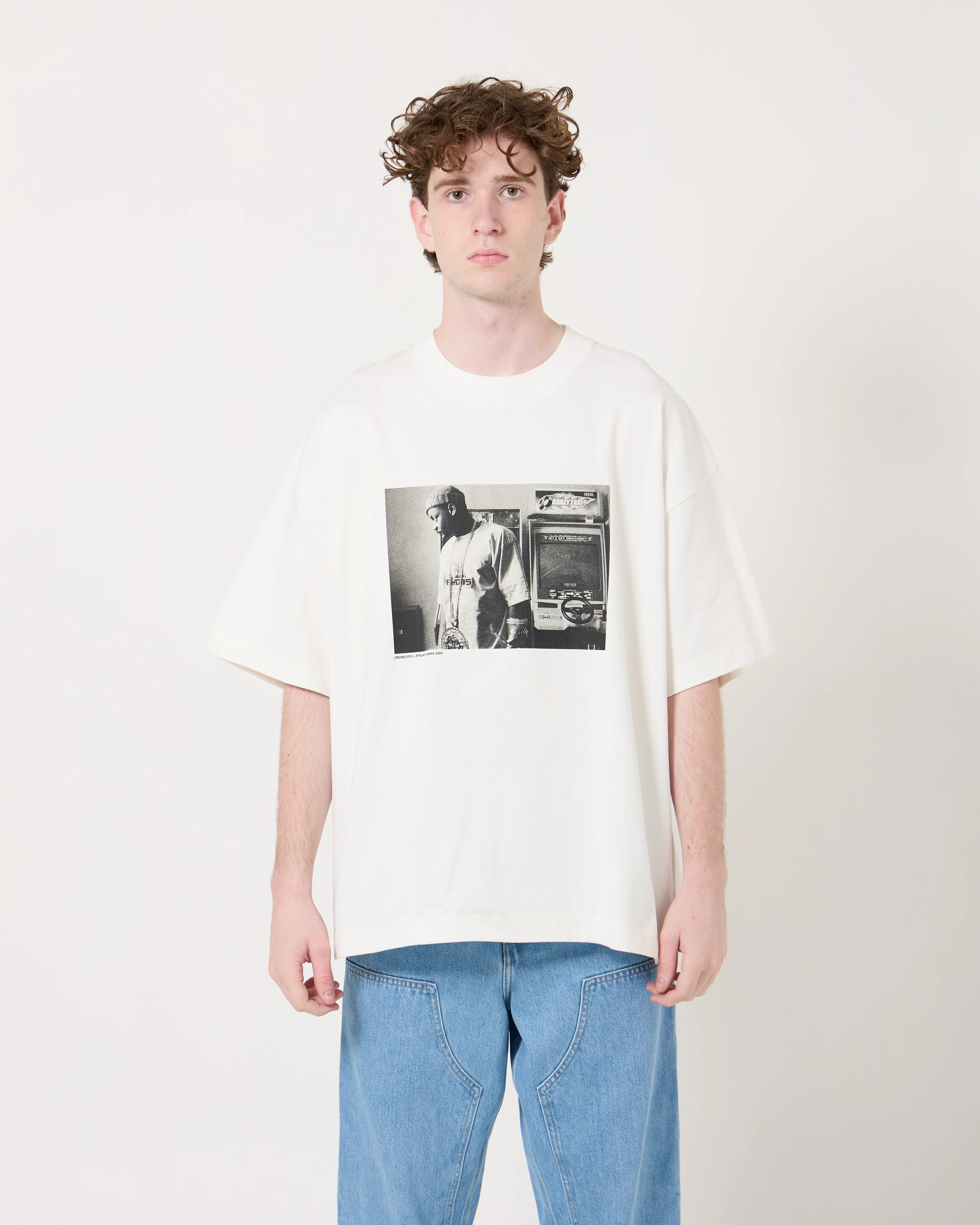 Crossover x Atsuko Tanaka '03' Tee | White - Image 4